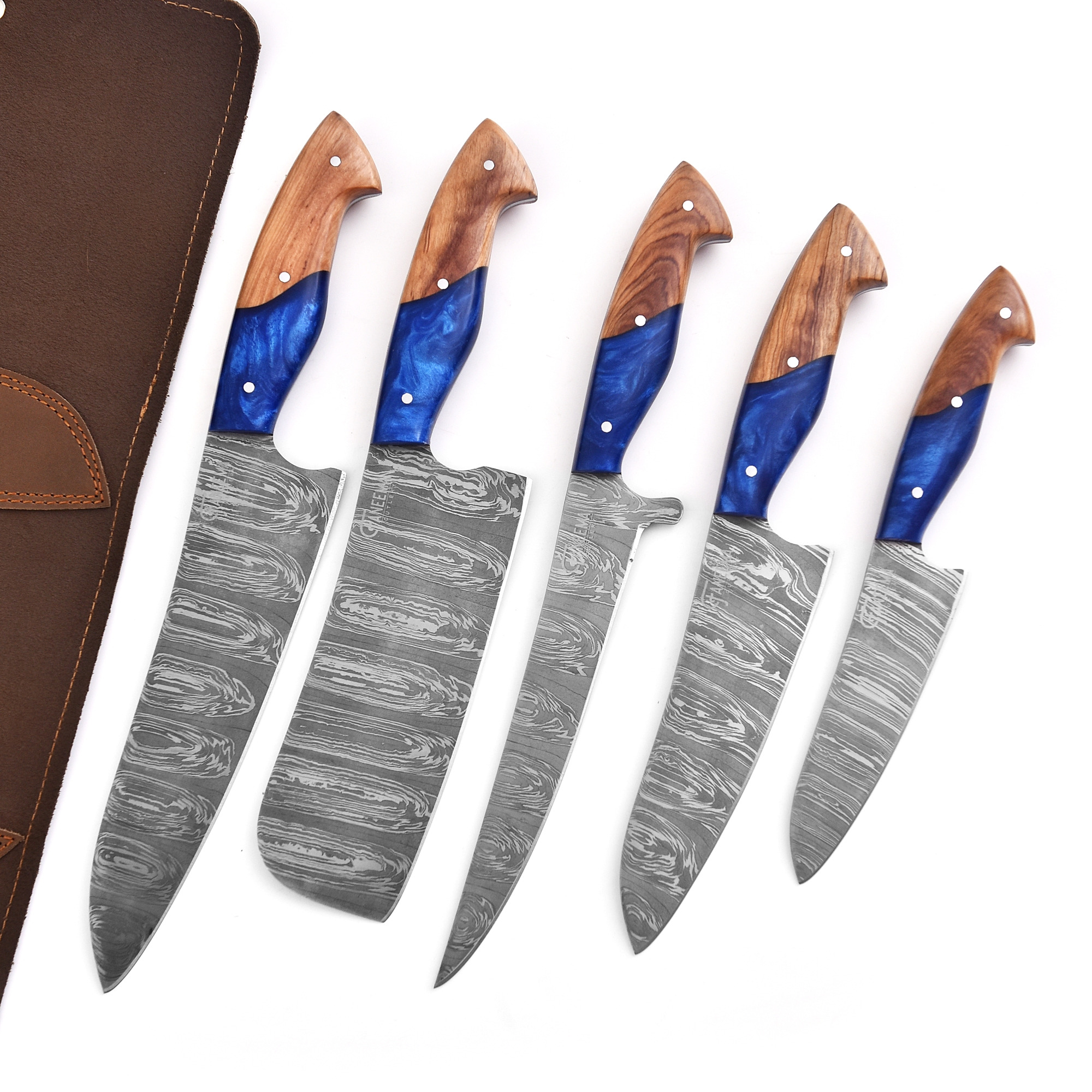 Faneema Cutlery Announces New Damascus Steel Knife Set 139