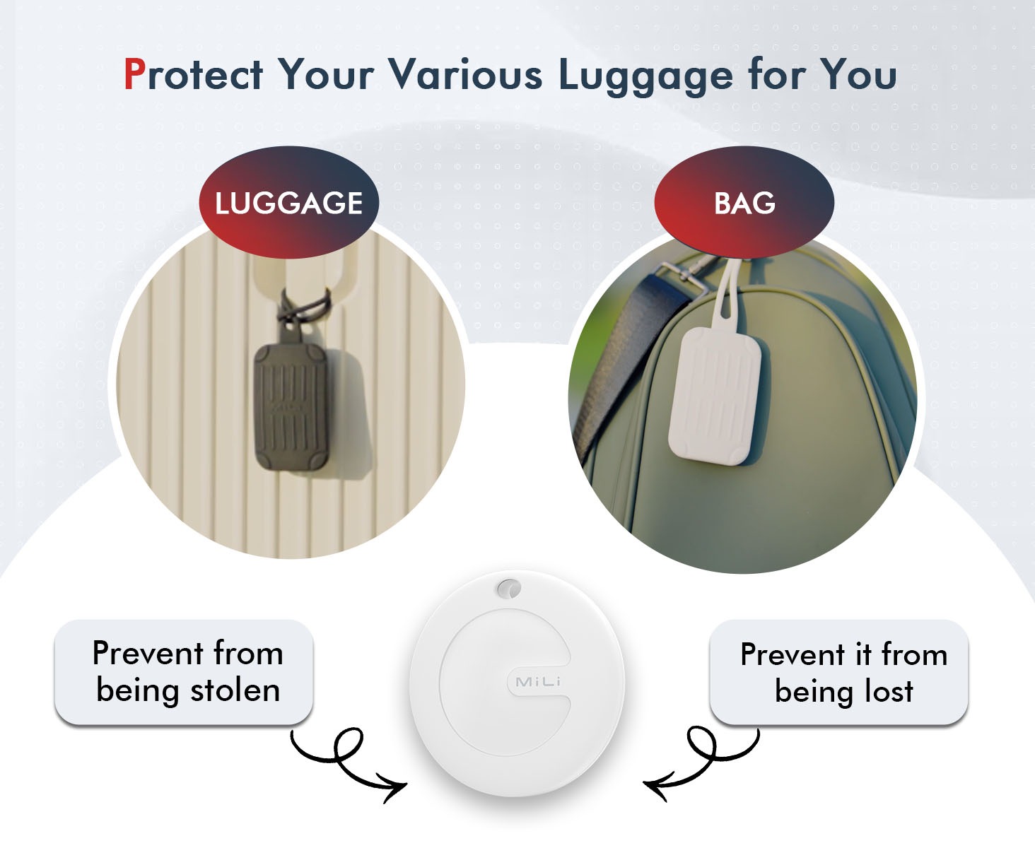 MiTag with Luggage Tag 1423