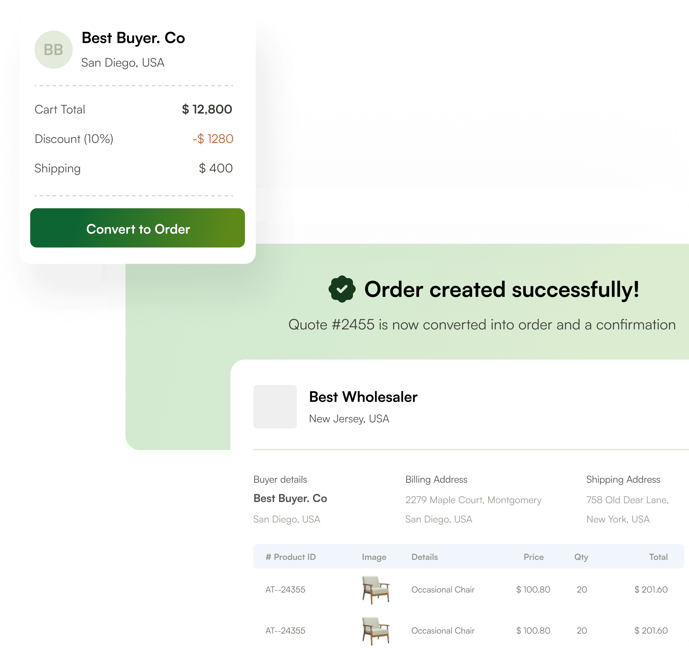 WizOrder: B2B Sales App for Rep 1524