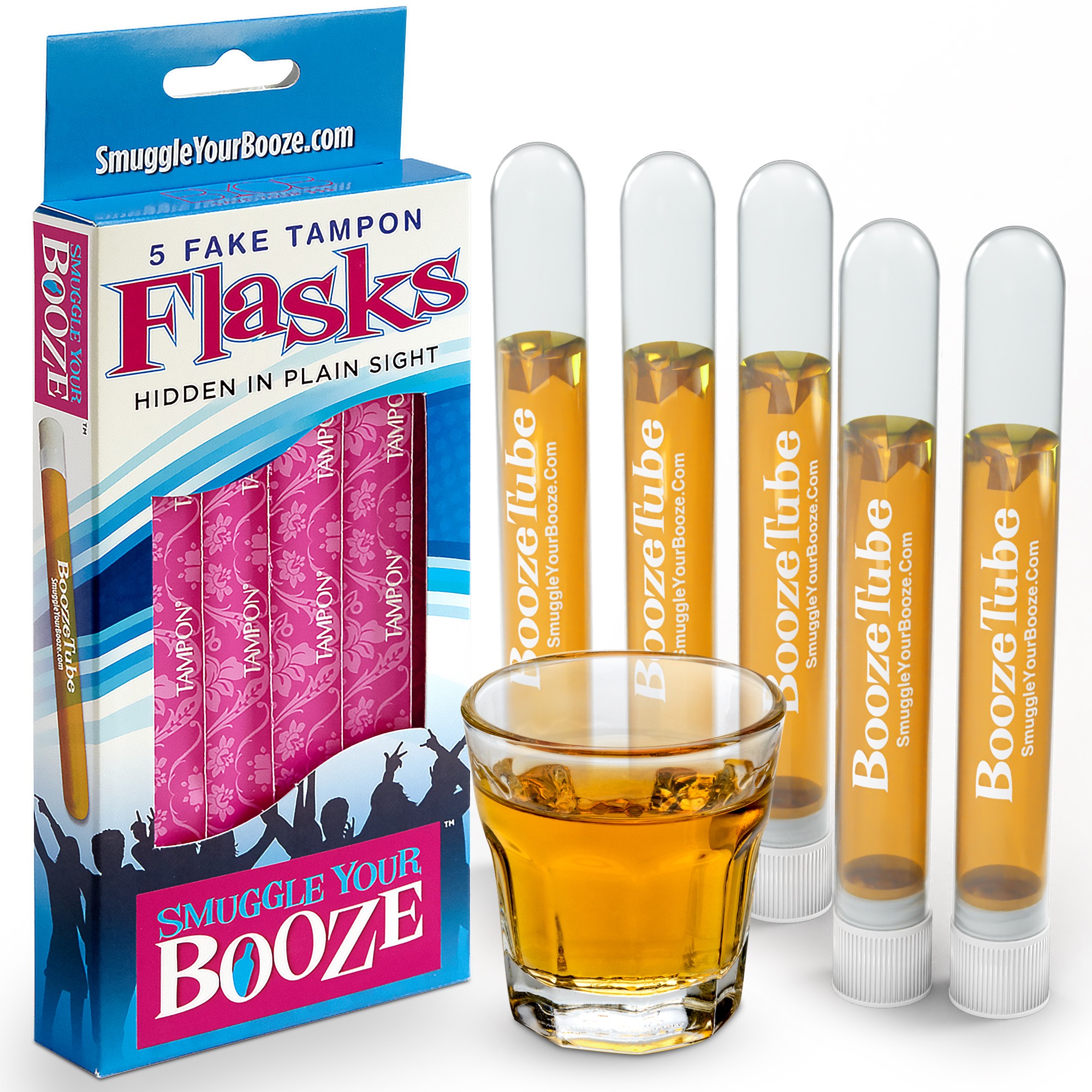 Fake Tampon Flask to Smuggle Your Booze 1542