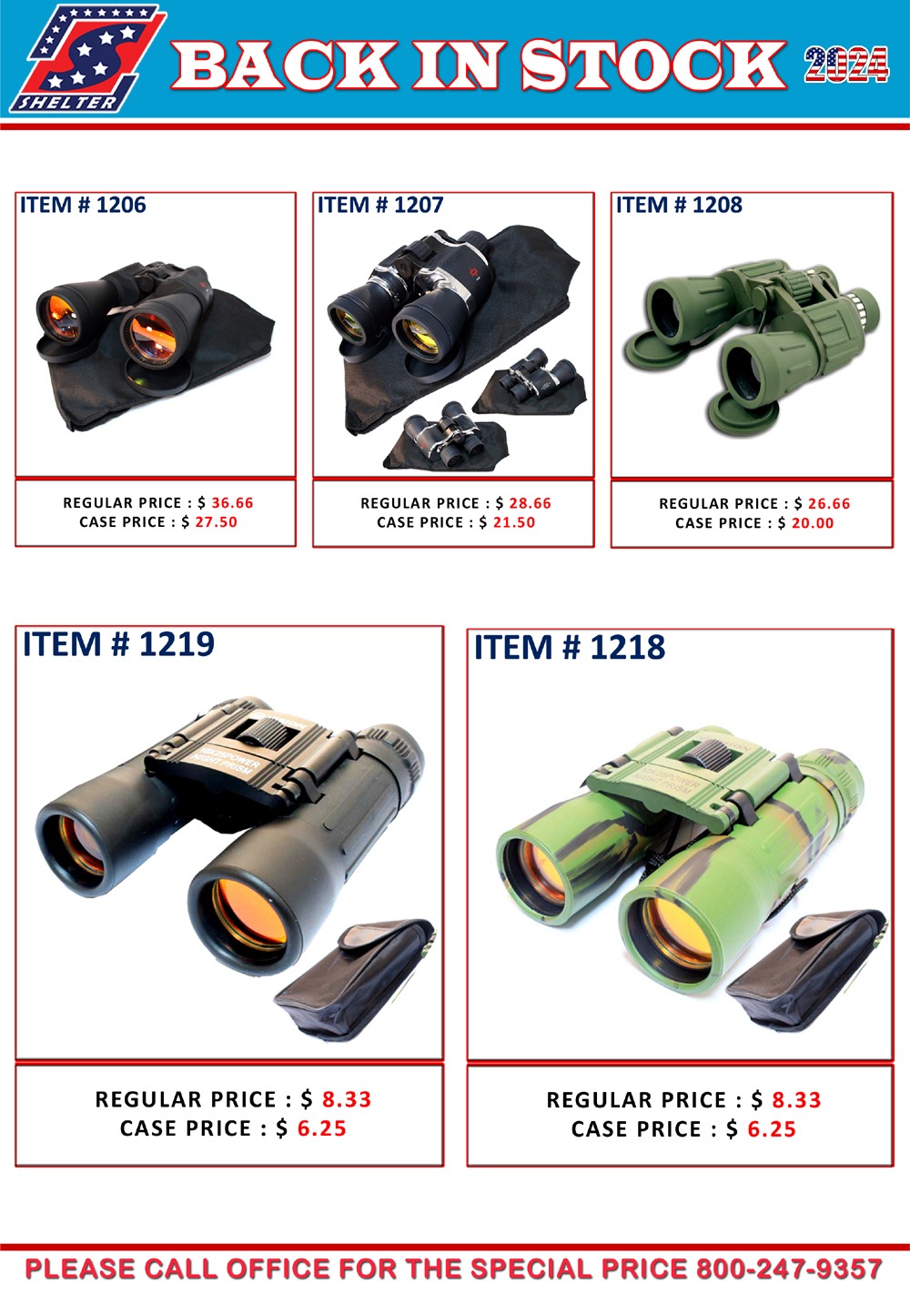 OUTDOOR GEAR, CAMPING, BINOCUALRS, AND MORE 1891