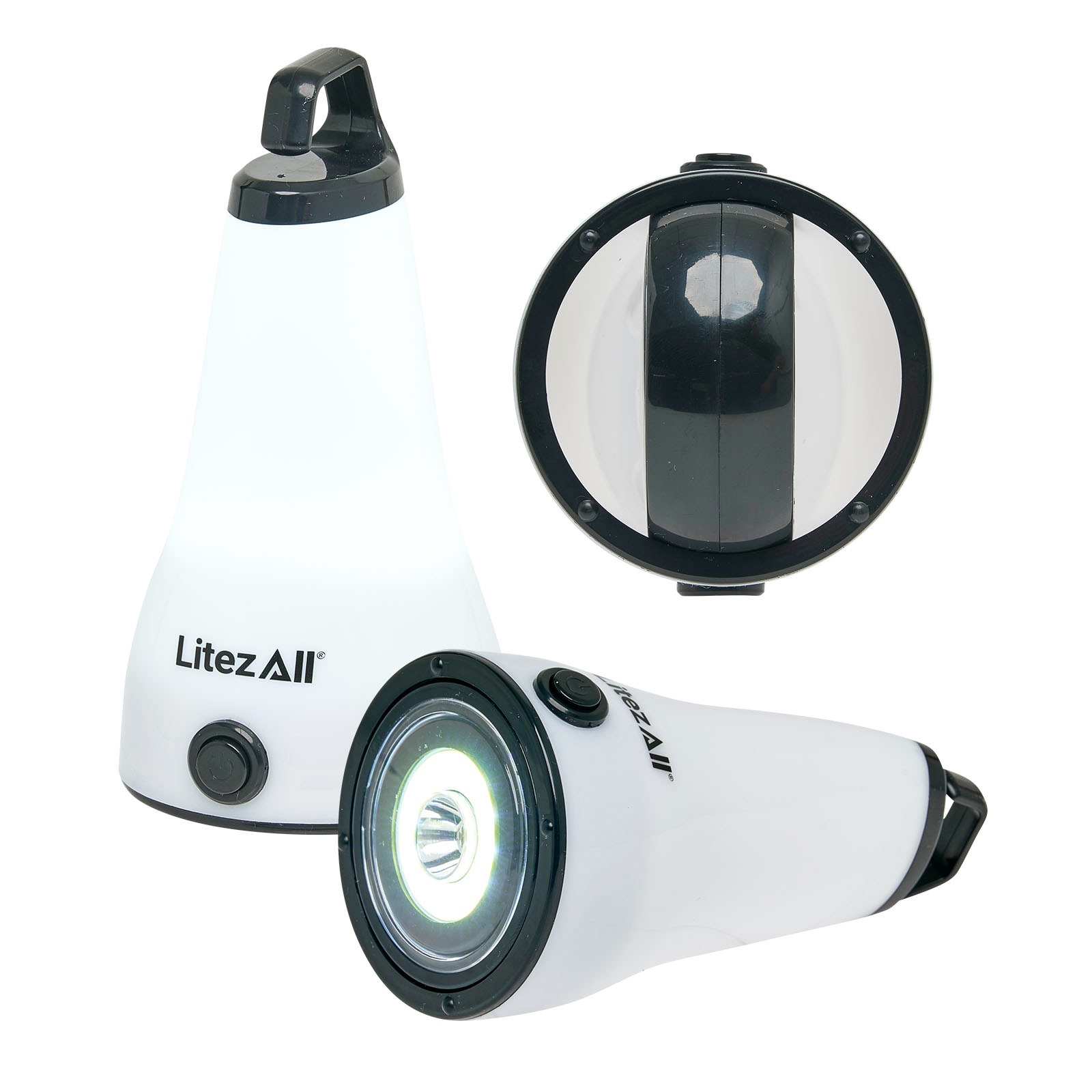 26109  - LitezAll 2 In 1 Lantern Flashlight 244