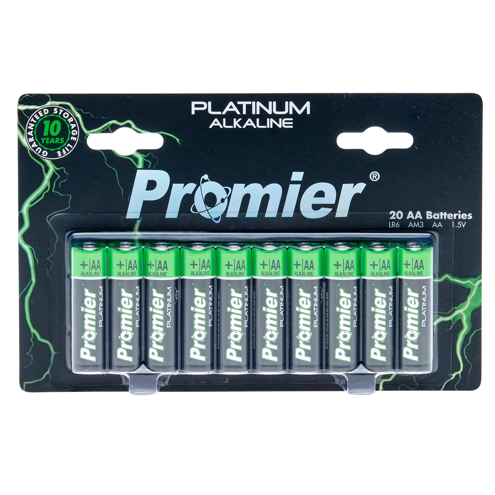 21913-4/16  - Promier® AA Platinum Alkaline Battery 20 Pack 335