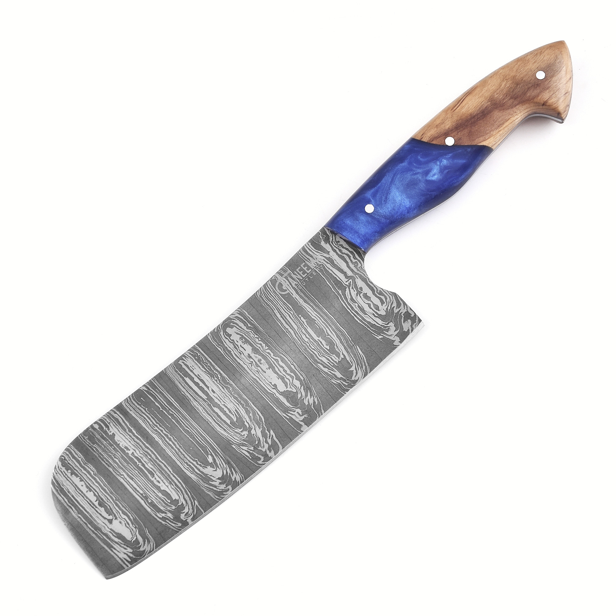 Discover the Versatility of Our Damascus Steel Cleaver | Faneema Cutlery 398