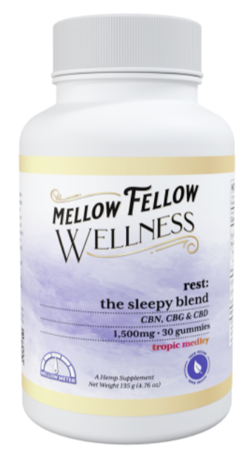 Mellow Fellow Wellness Rest Blend Gummies – 1500mg – 30ct Gummies 42