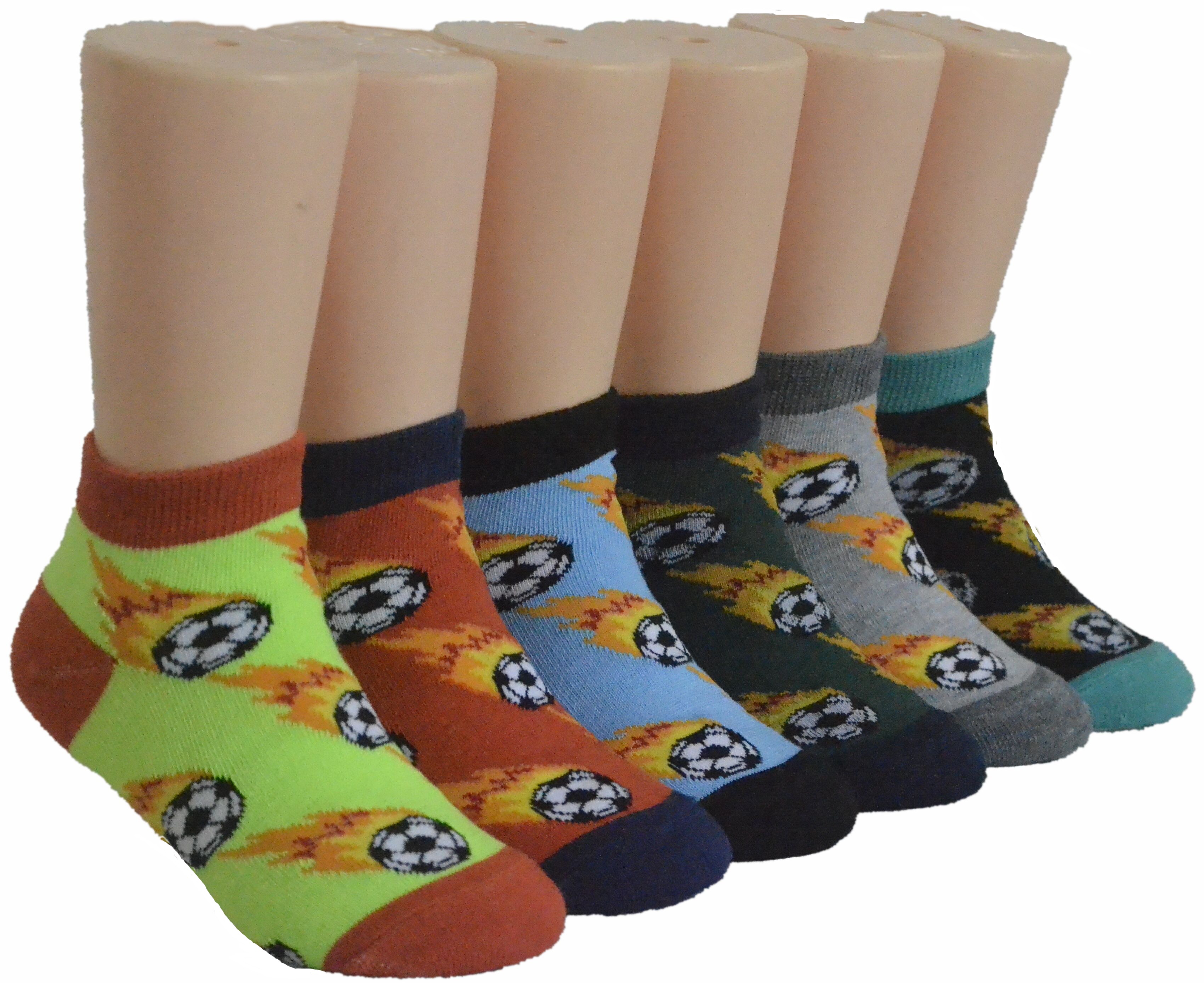 Boy's Lowcut Socks Soccer Balls 427