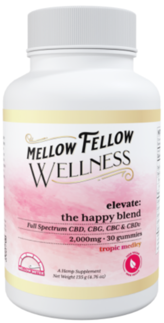 Mellow Fellow Elevate Blend Gummies – 2000mg – 30ct Gummies 45