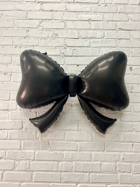 40 inch Black Bow Balloon 454