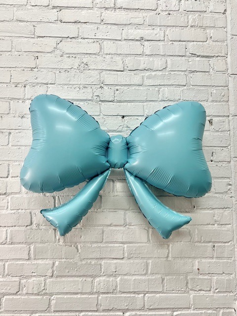 40" Blue Bow Balloon 455