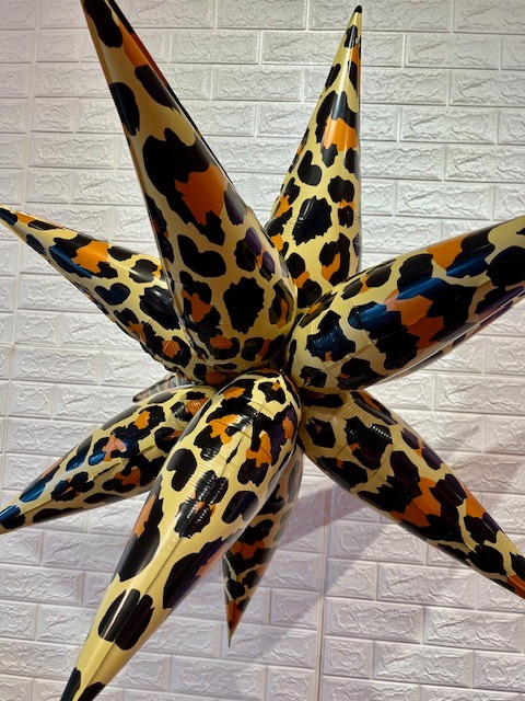 40 inch Leopard Print Starburst Balloon 462