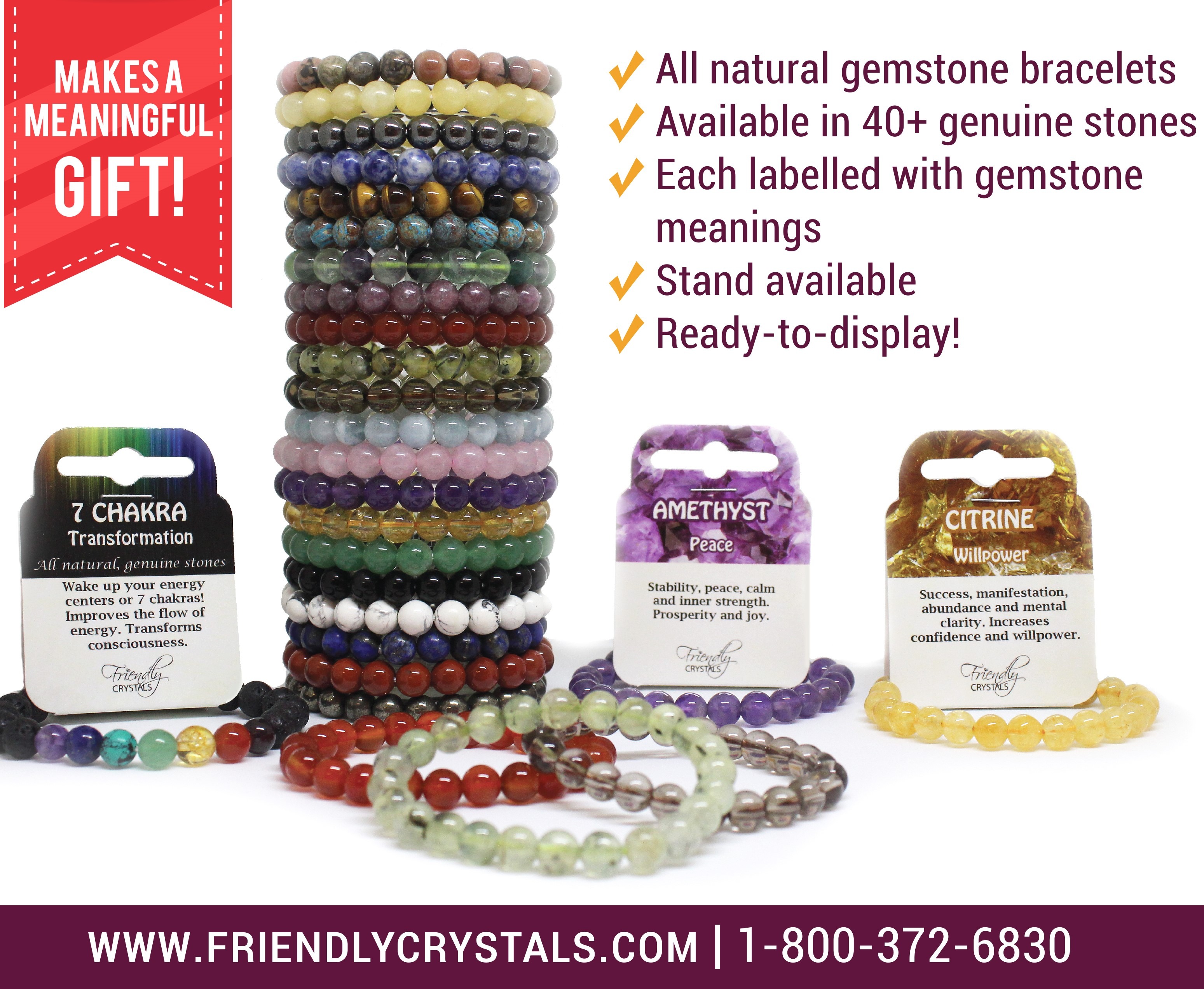 Leading Wholesale Gemstone Bracelets Supplier, Friendly Crystals Introduces Bilingual Labels in English and Spanish 552