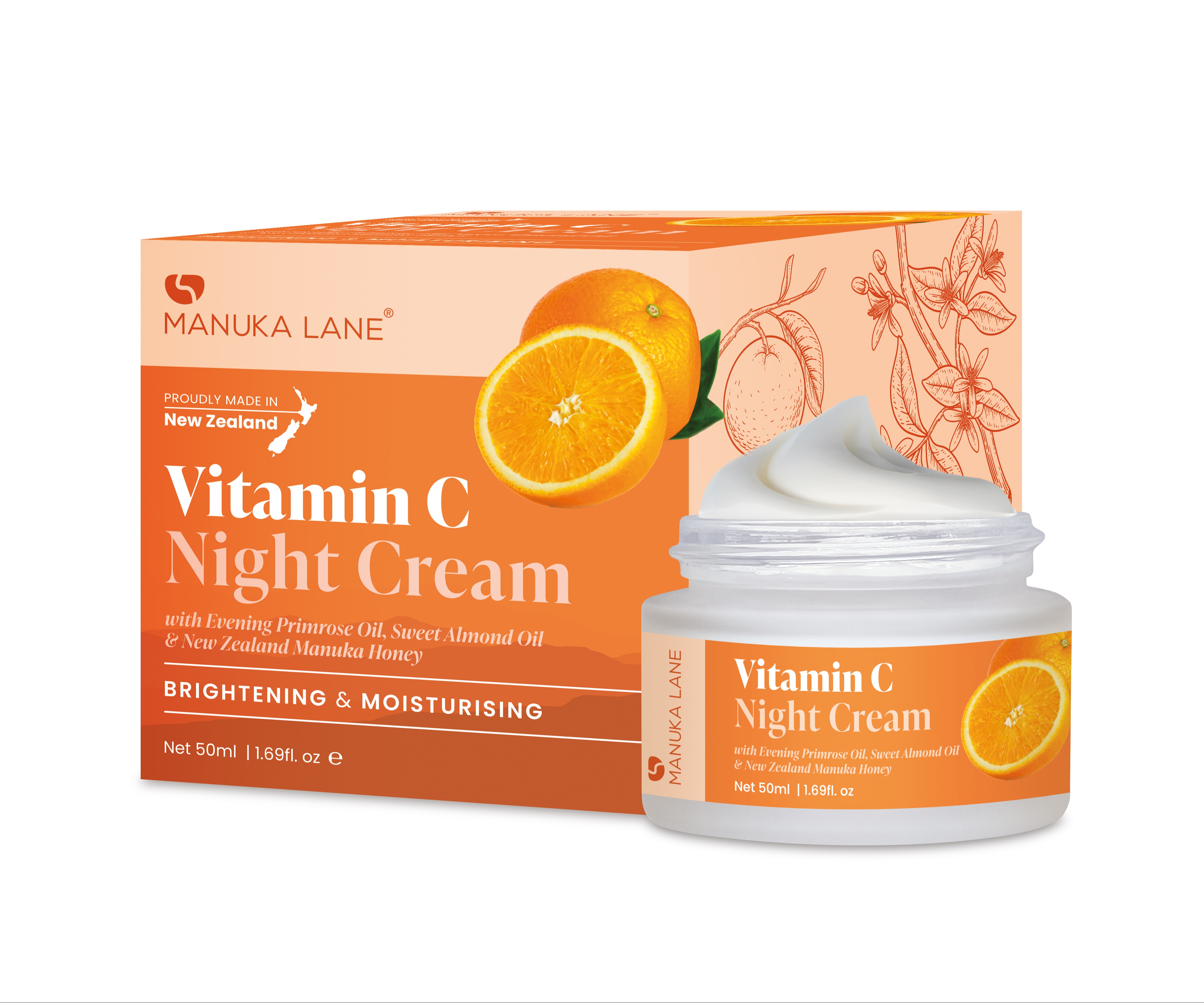 Manuka Lane Vitamin C Night Cream 50ml 640