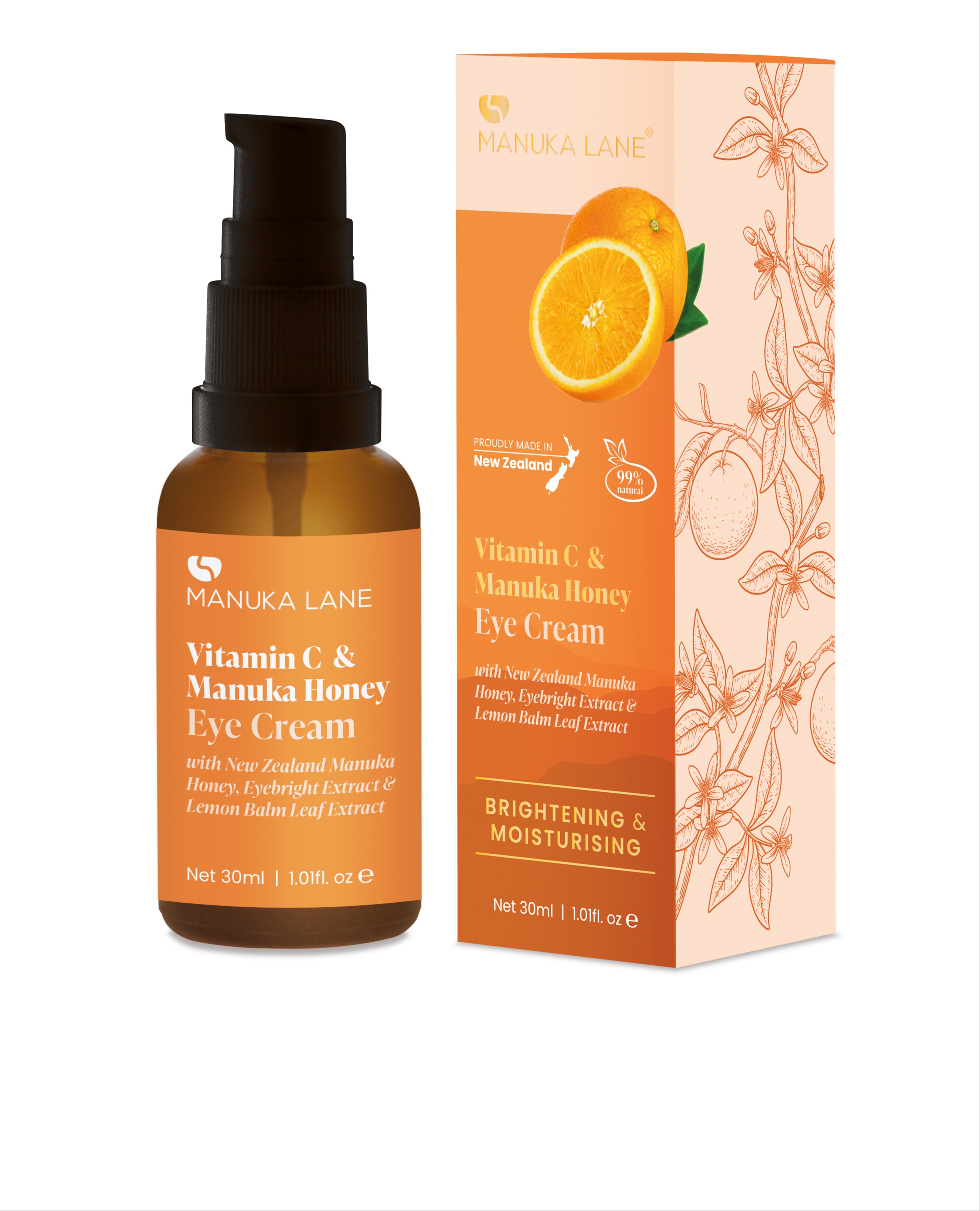 Manuka Lane Vitamin C Eye Cream 30ml 642