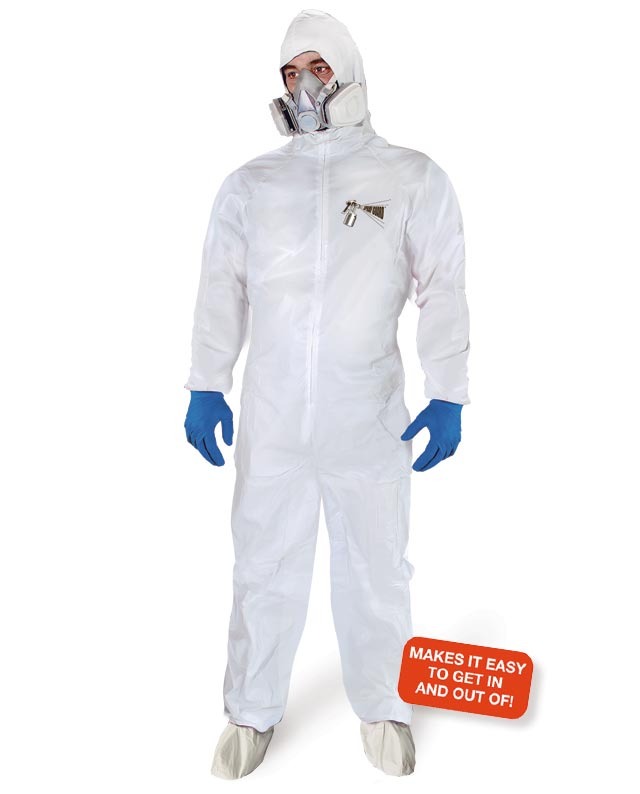 AEROFLOW PREMIUM DISPOSABLE COVERALL 858