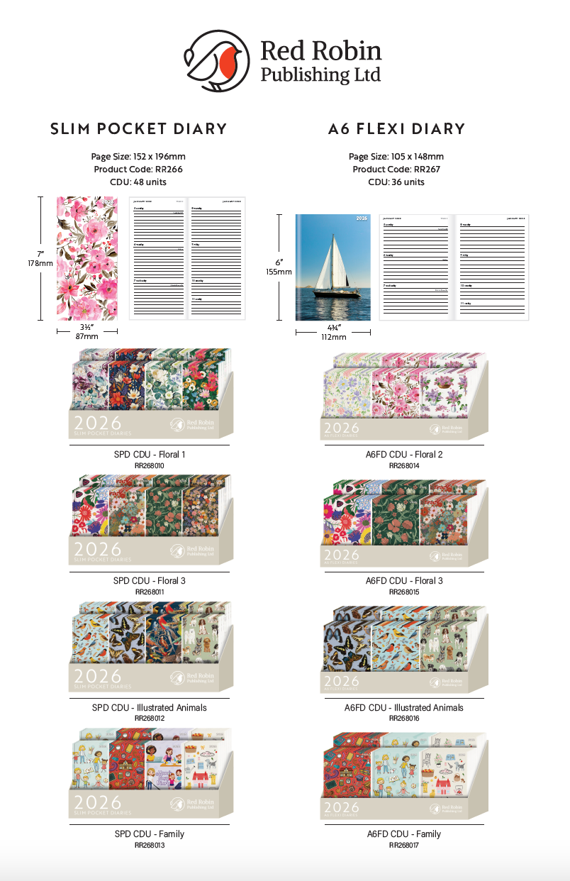 2026 Diary Formats & CDU's 971