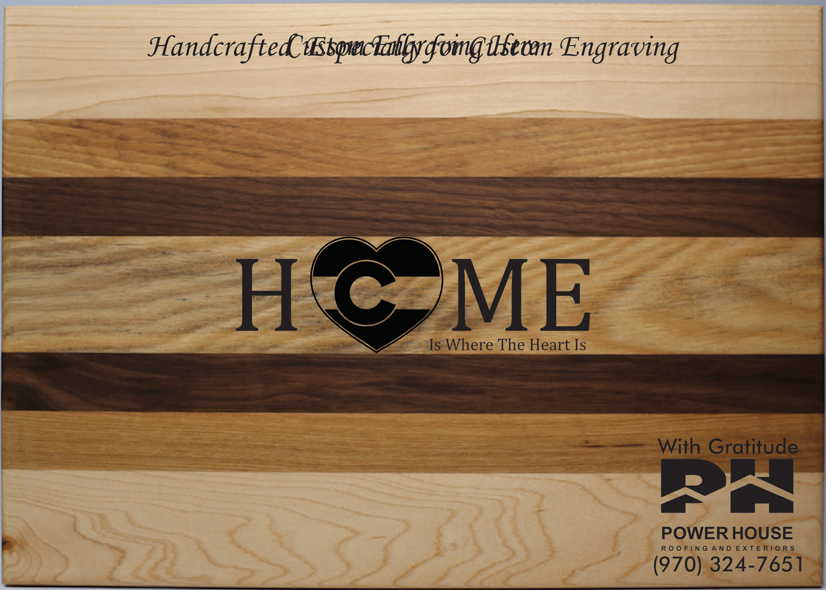 Veteran Made Cutting Board - Engraved & Drop Shipped 294