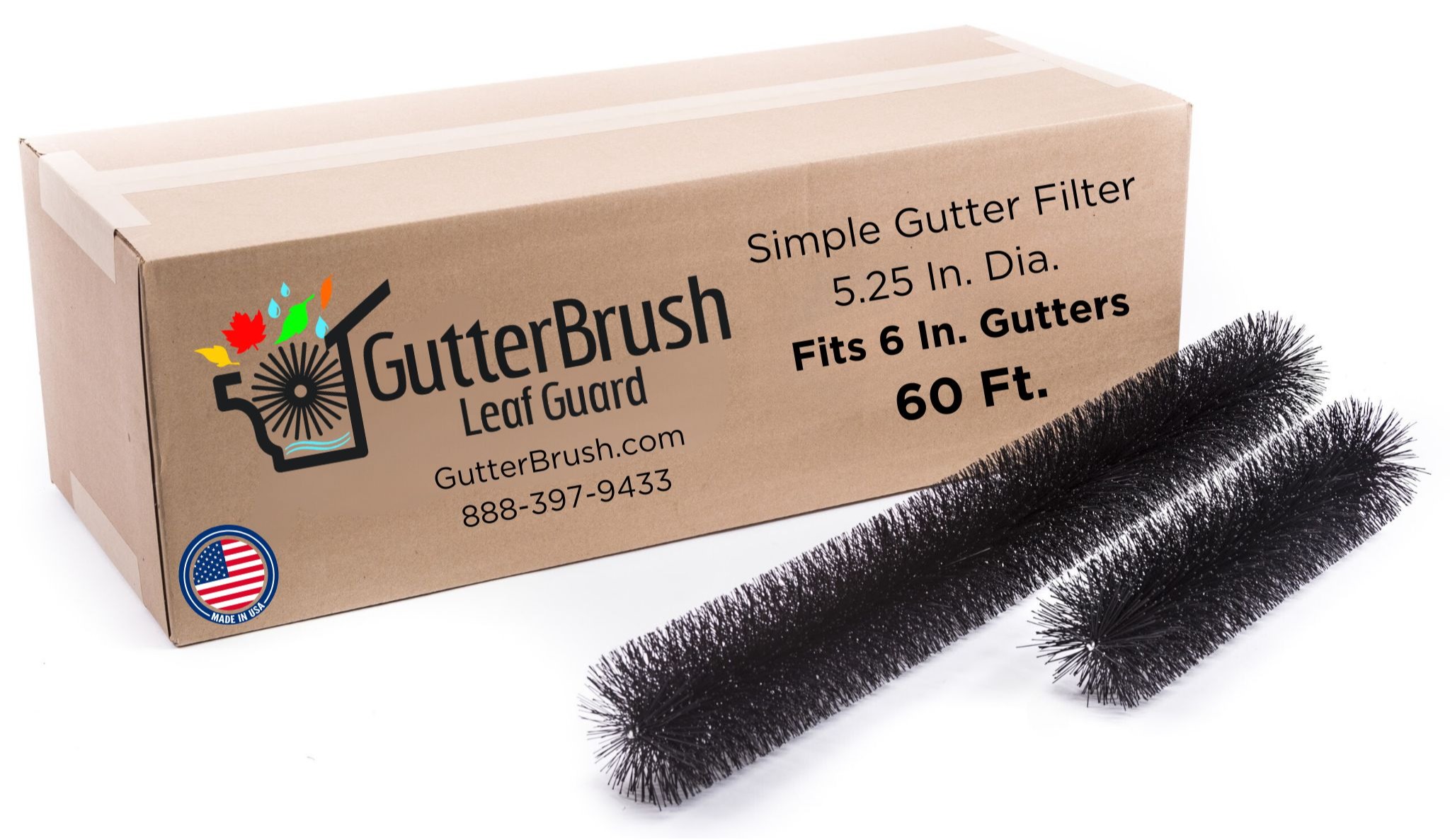 6 Inch Gutter Guards - 60 Ft. Pack 301