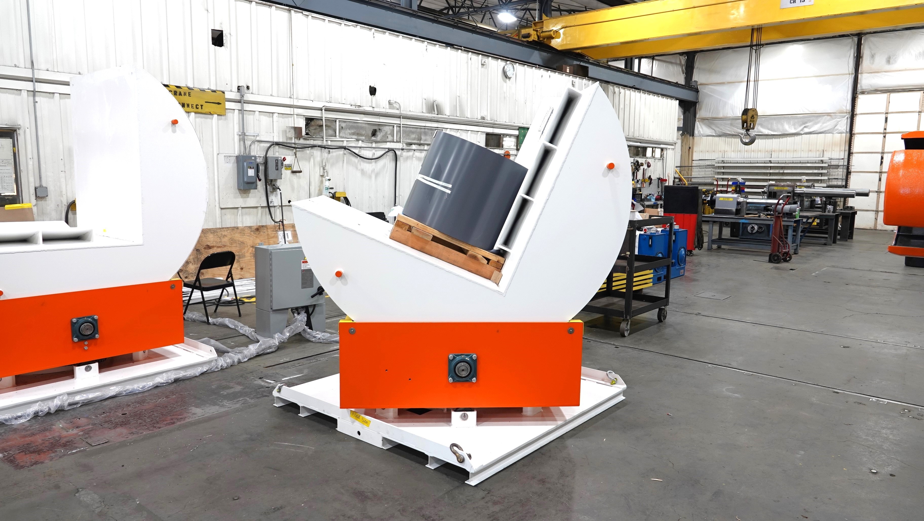 ASC Rotating Coil Upender - Save time and floor space 53