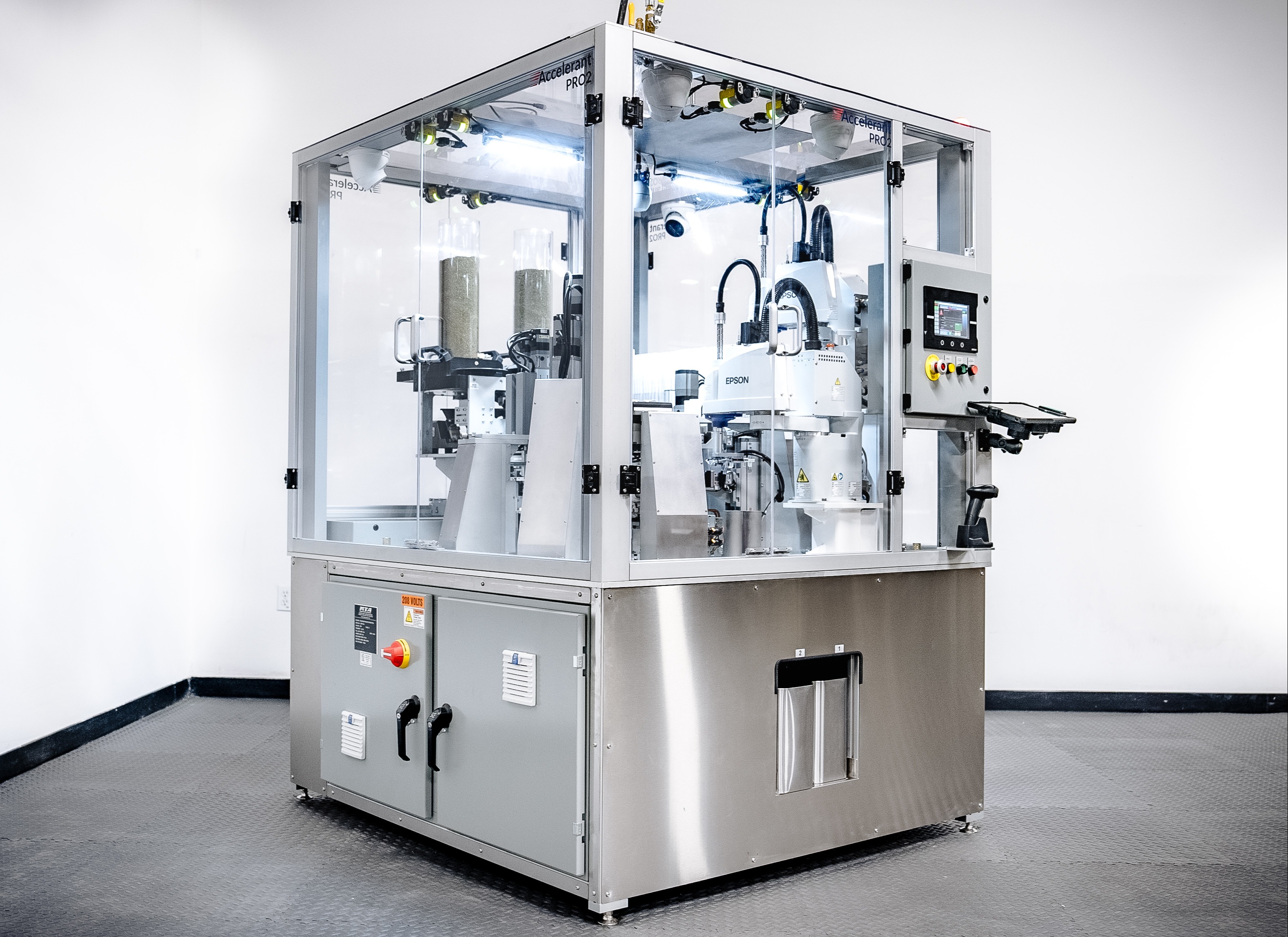 The PRO 2 Pre-roll Machine and CoatPRO Kief-coating Automation 537