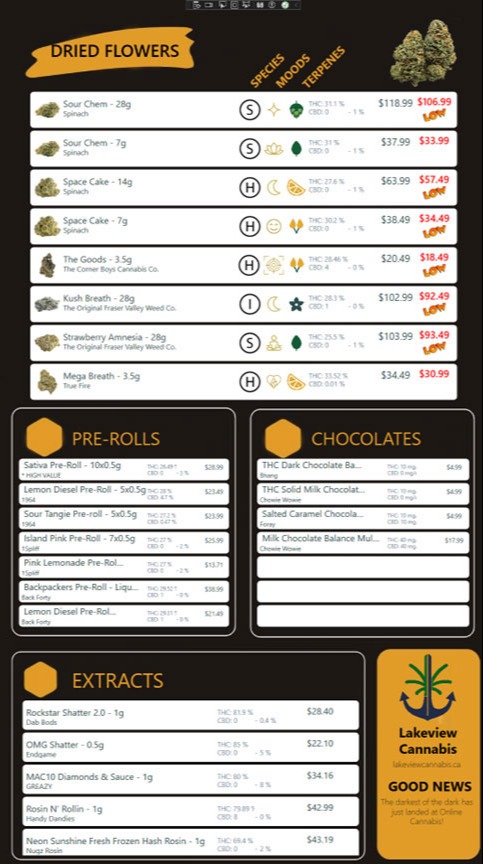 TechPOS Smart TV Menus 480