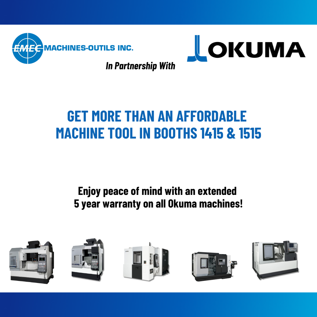 Get More Than An Affordable Machine Tool in Booths 1415 & 1515! 75