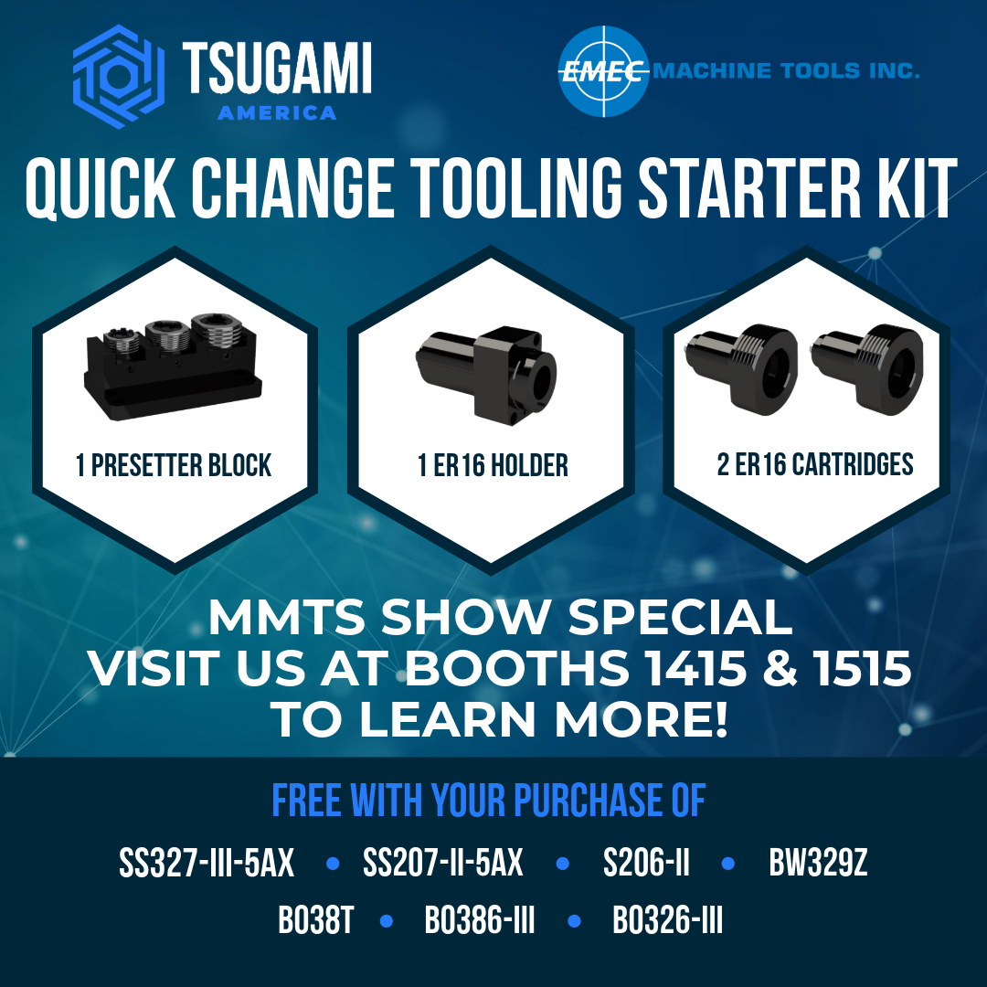 Tsugami Quick Change Tooling Starter Kit 91