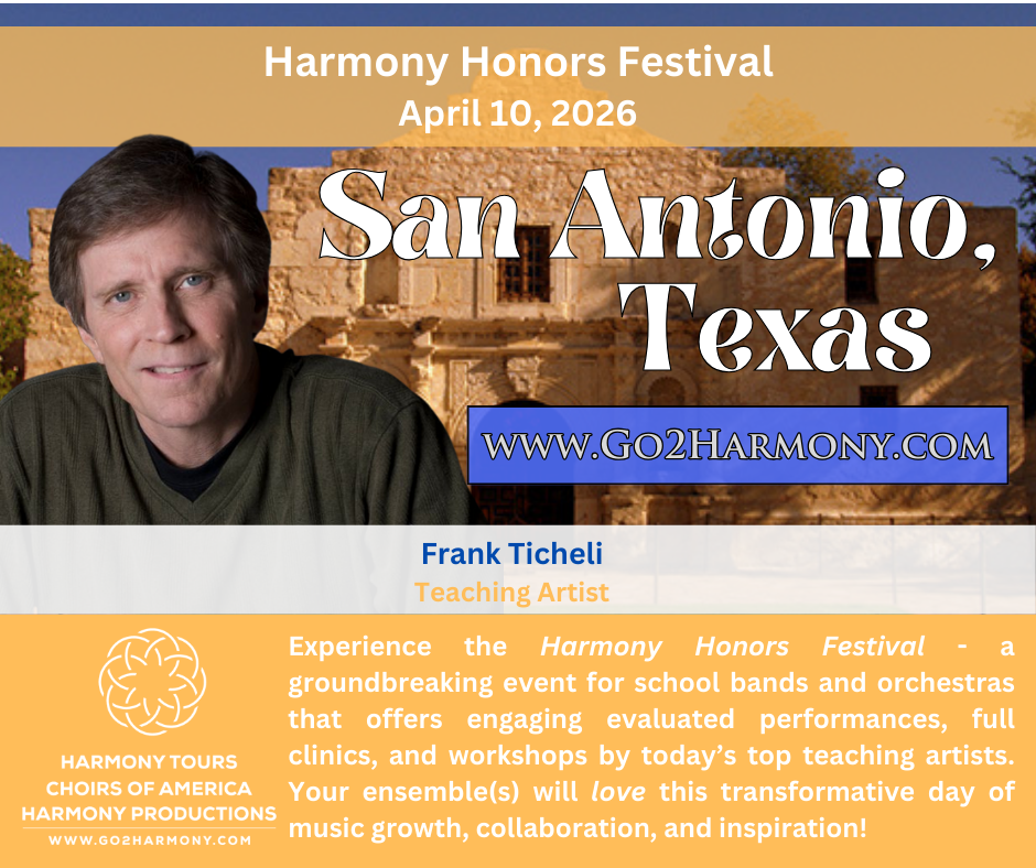 Limited Space for the Harmony Honors San Antonio Festival - April 10, 2026 - register today! 23