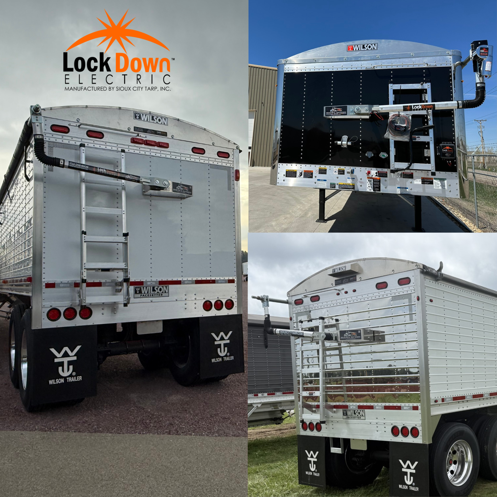 LockDown Electric Tarp System for Grain Trailers 325