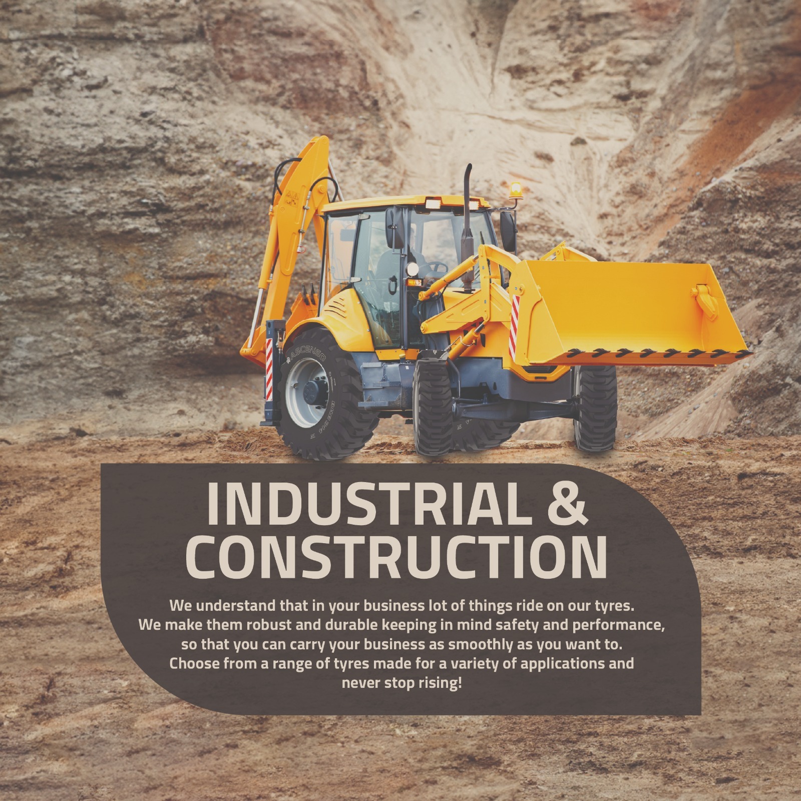 Ascenso Industrial/Construction Tires 510