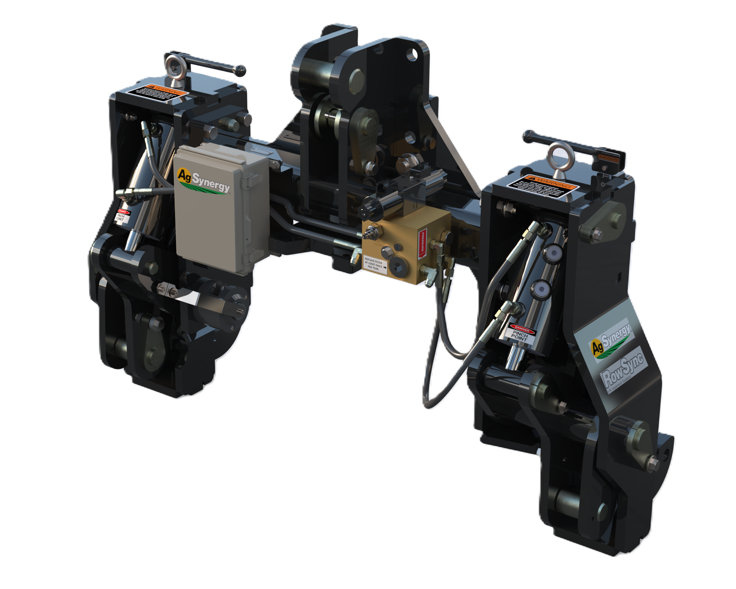 RowSync 3 Pt. Implement Guidance Hitch 614