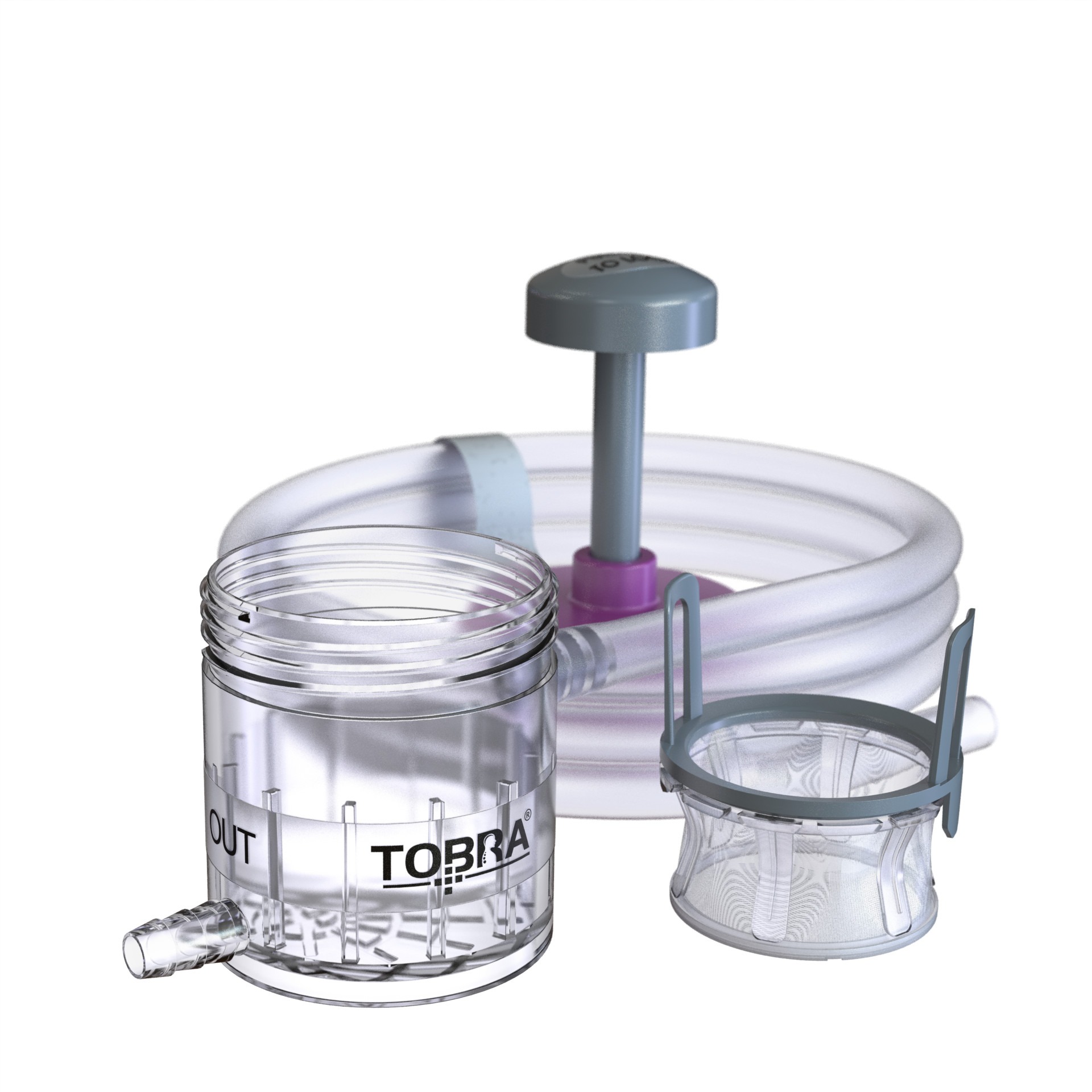 Tobra Bone Basket- Autograft Collection System with Graft Compressor and Anti-Clogging 158