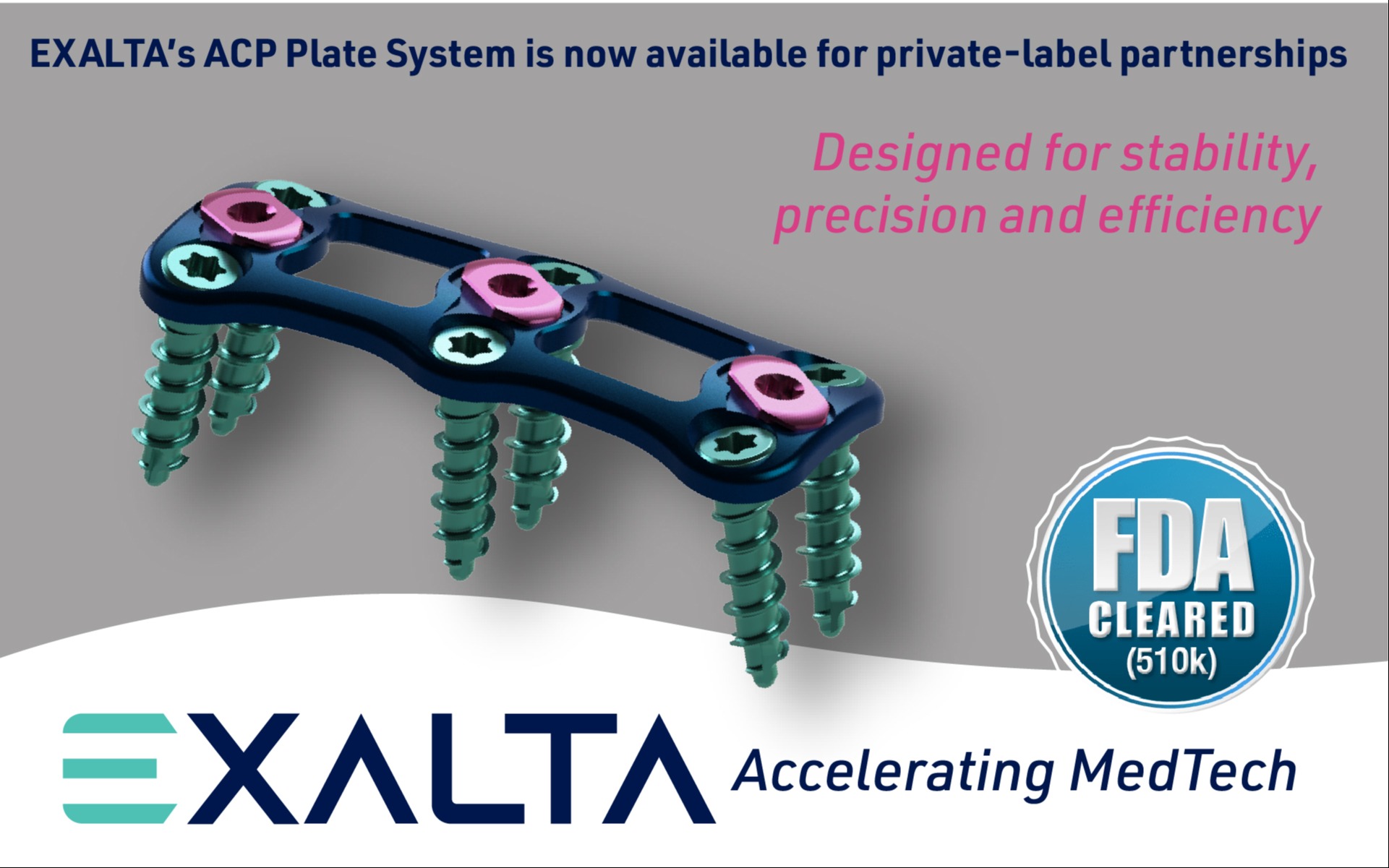 EXALTA Group Receives FDA 510(k) Clearance for New Anterior Cervical Plating System 276