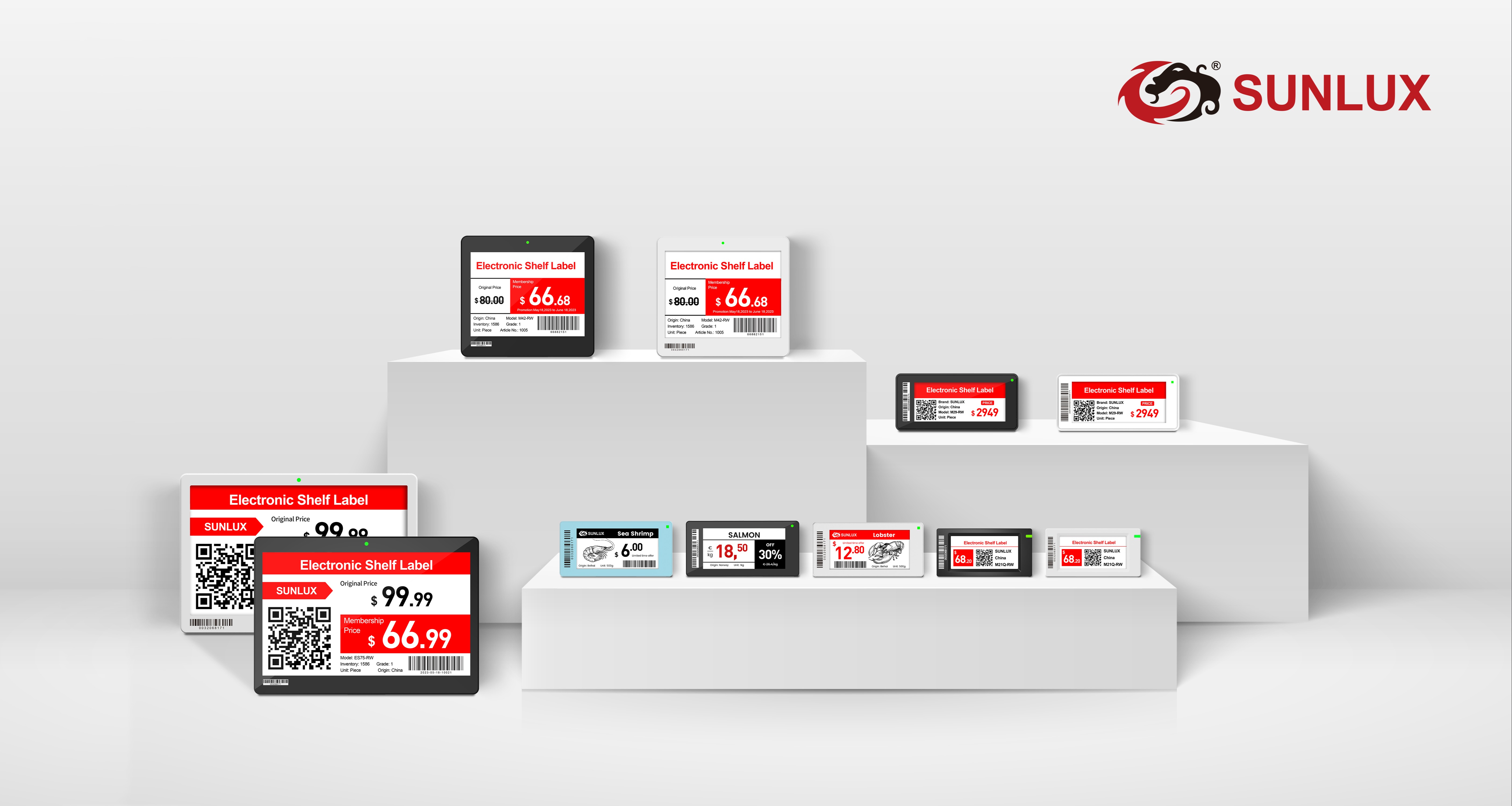 SUNLUX Datallen Electronic Shelf Label system 129