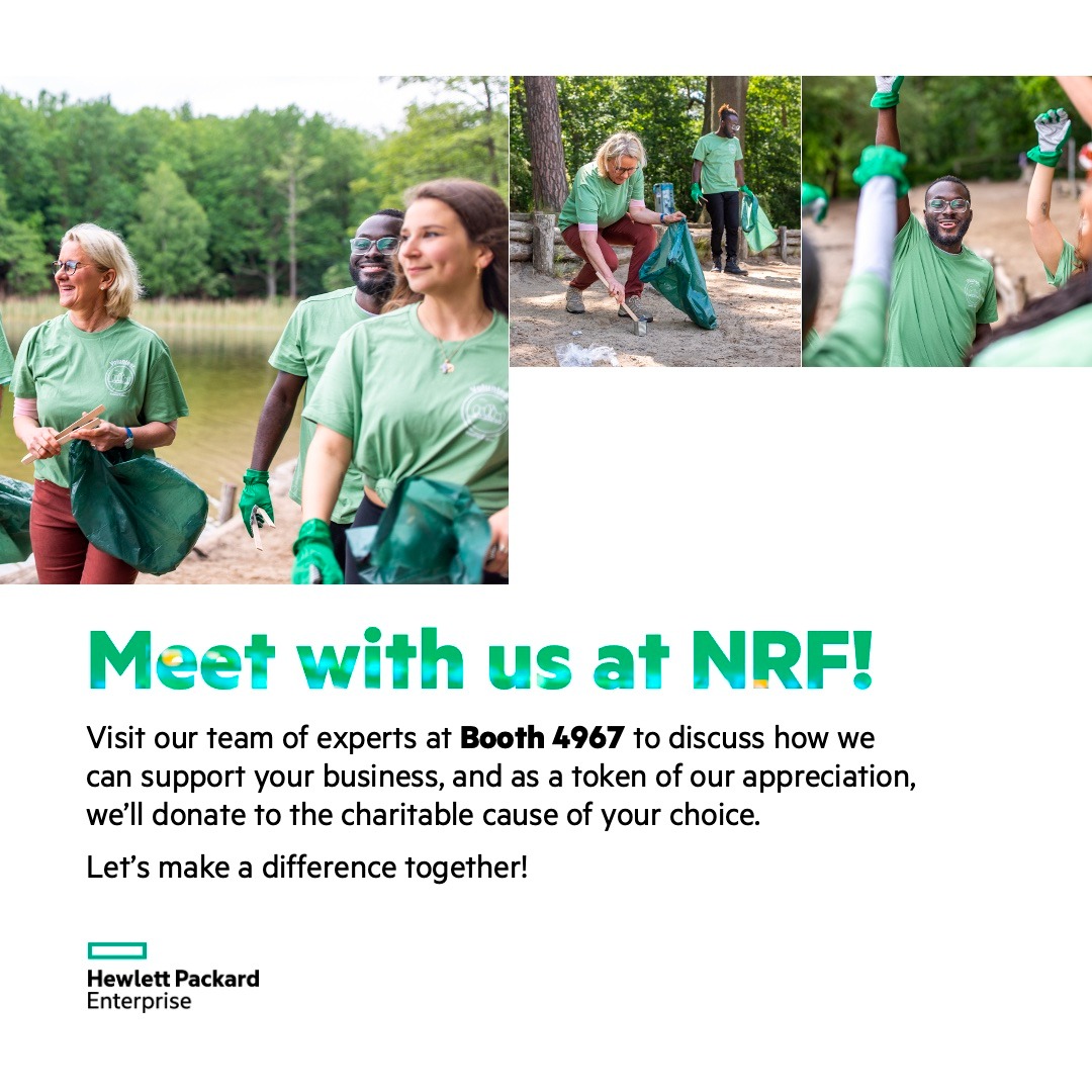 Meet HPE Retail Experts, Give $100 to Charity! 1738