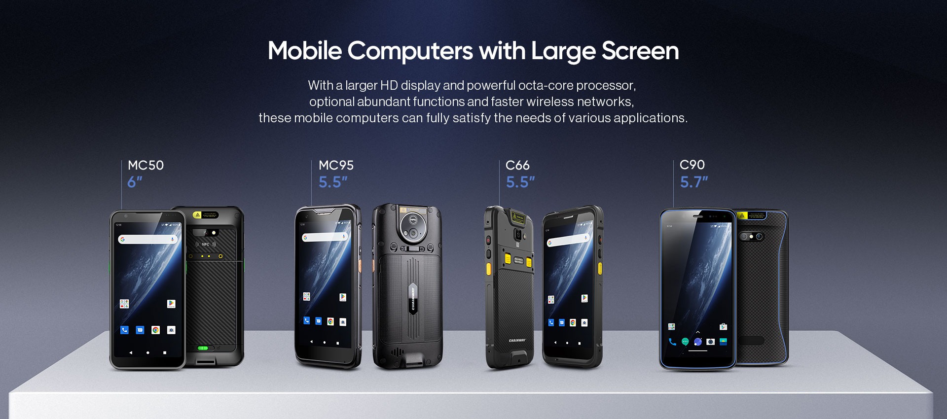 Mobile Computers with Large Screen 757
