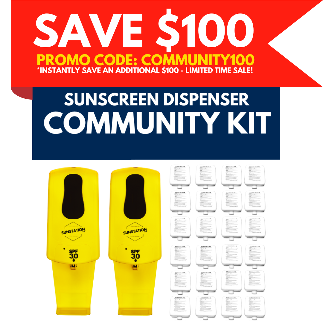 SAVE $100 INSTANTLY ON SUNSCREEN DISPENSERS! 159