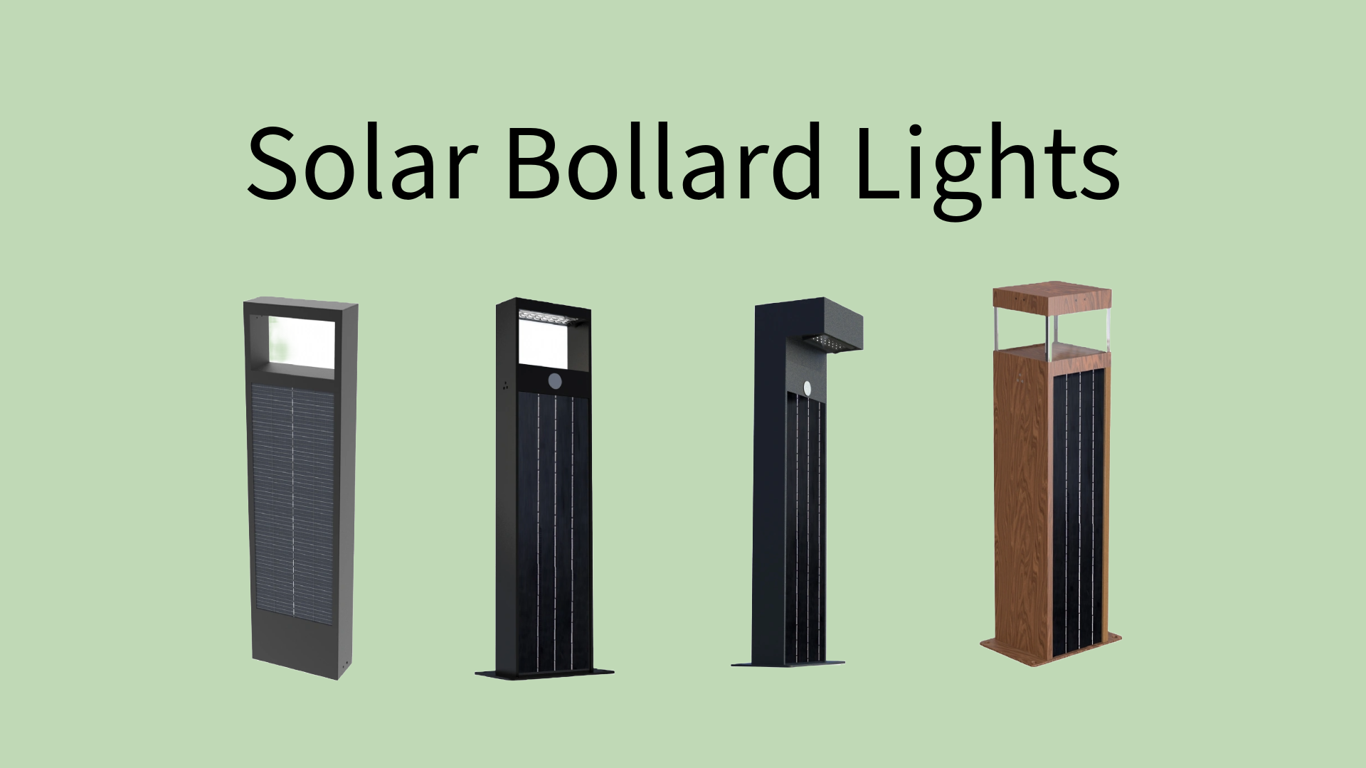 Solar Bollard Lights | Solar Powered LED Bollard Lights 402