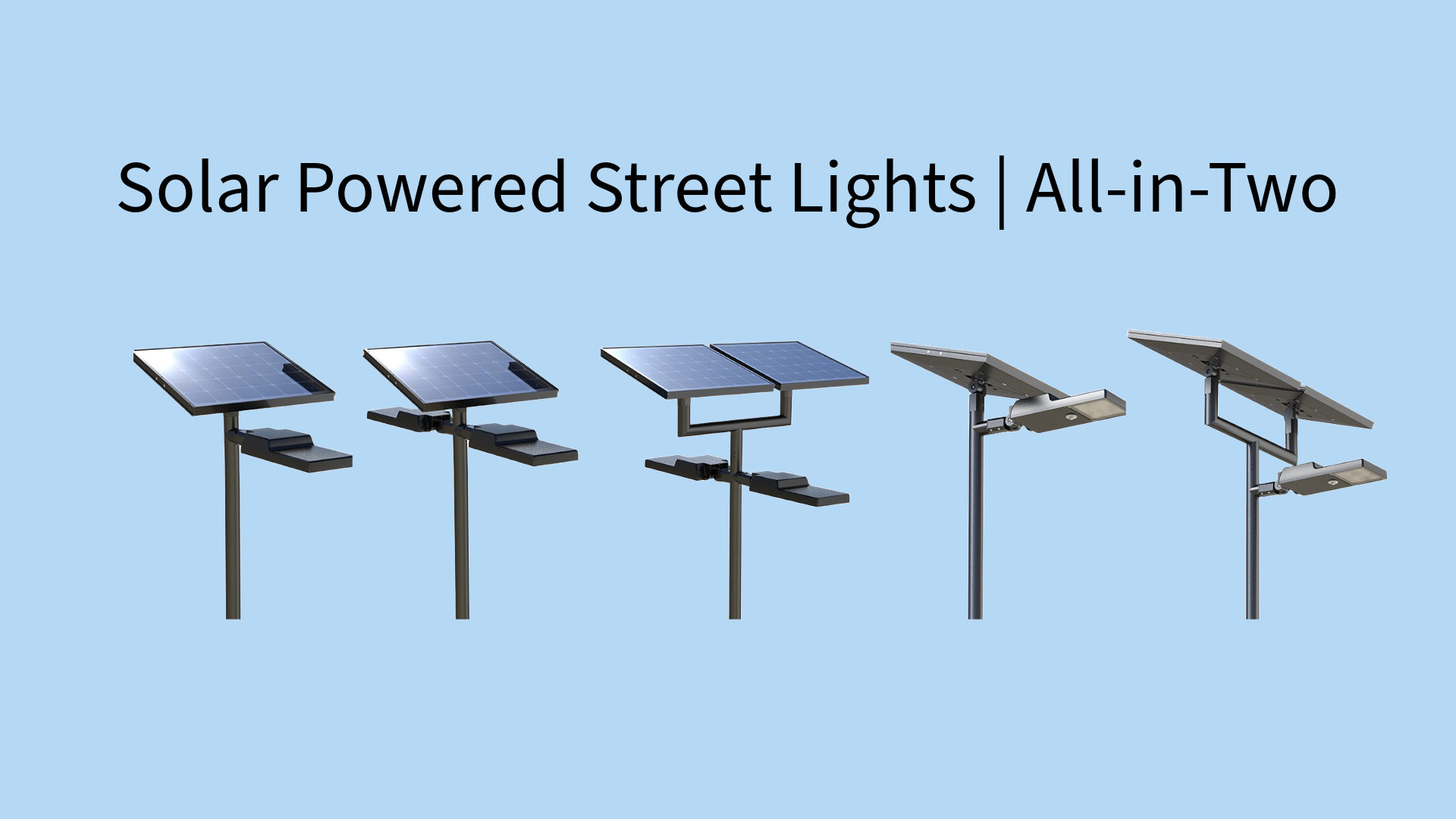 Solar Powered Street Lights | All-in-Two 414