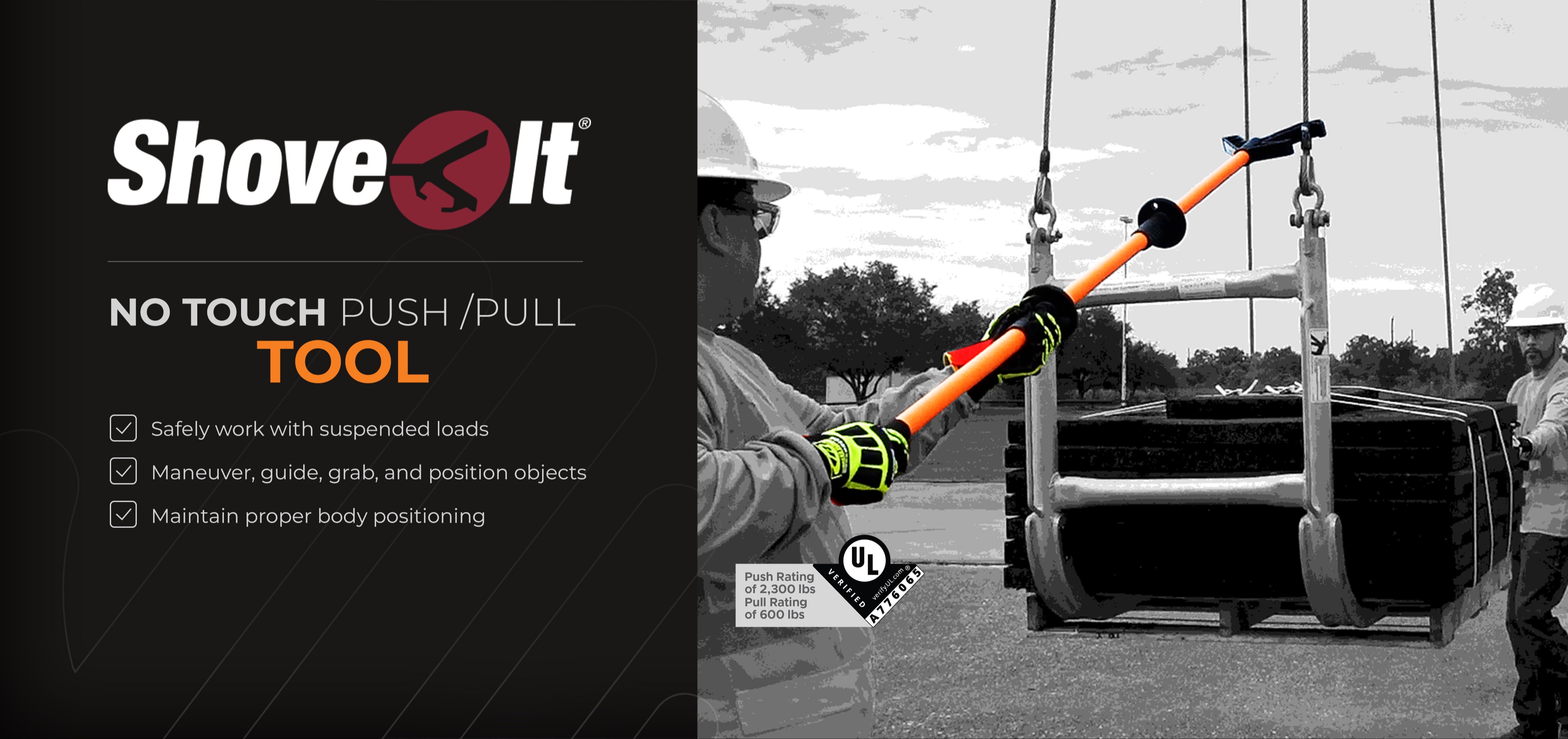 ShoveIt® No Touch Push / Pull Pole Hand Safety Tool 262