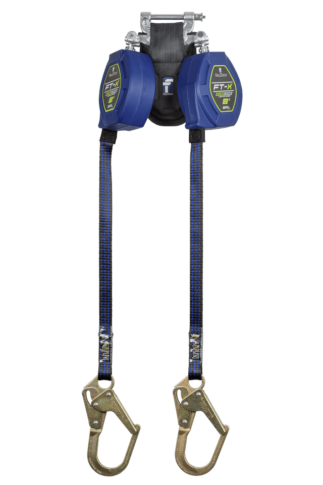 8' FT-X™ EdgeCore™ Class 2 Leading Edge Personal SRL-P, Twin-leg with Steel Mini Rebar Hooks 955