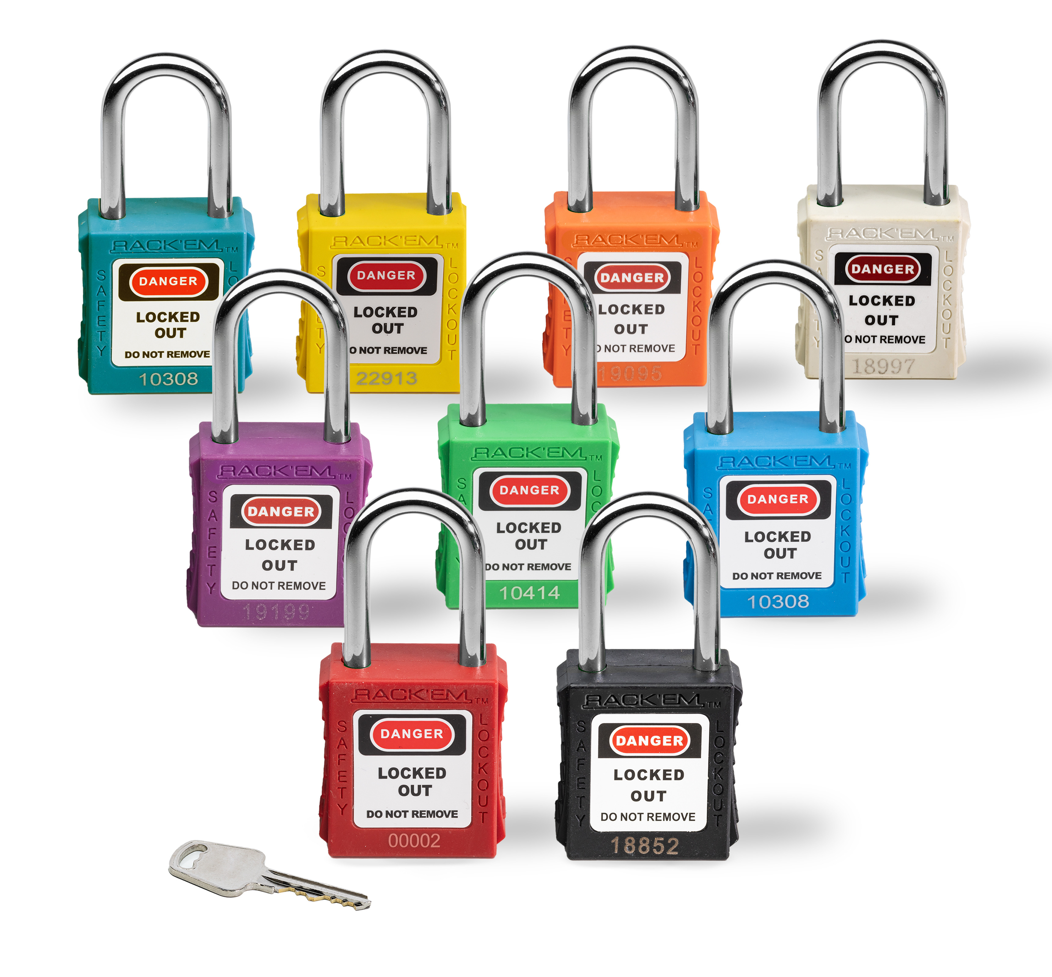 **SALE**  Lockout - Tagout Padlocks $6.65 Ea. Dlvd. 40/case 752