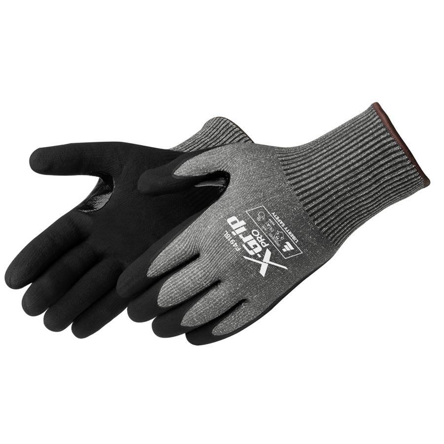 A9 Black Sandy Foam Nitrile Cut-Resistant Gloves 362