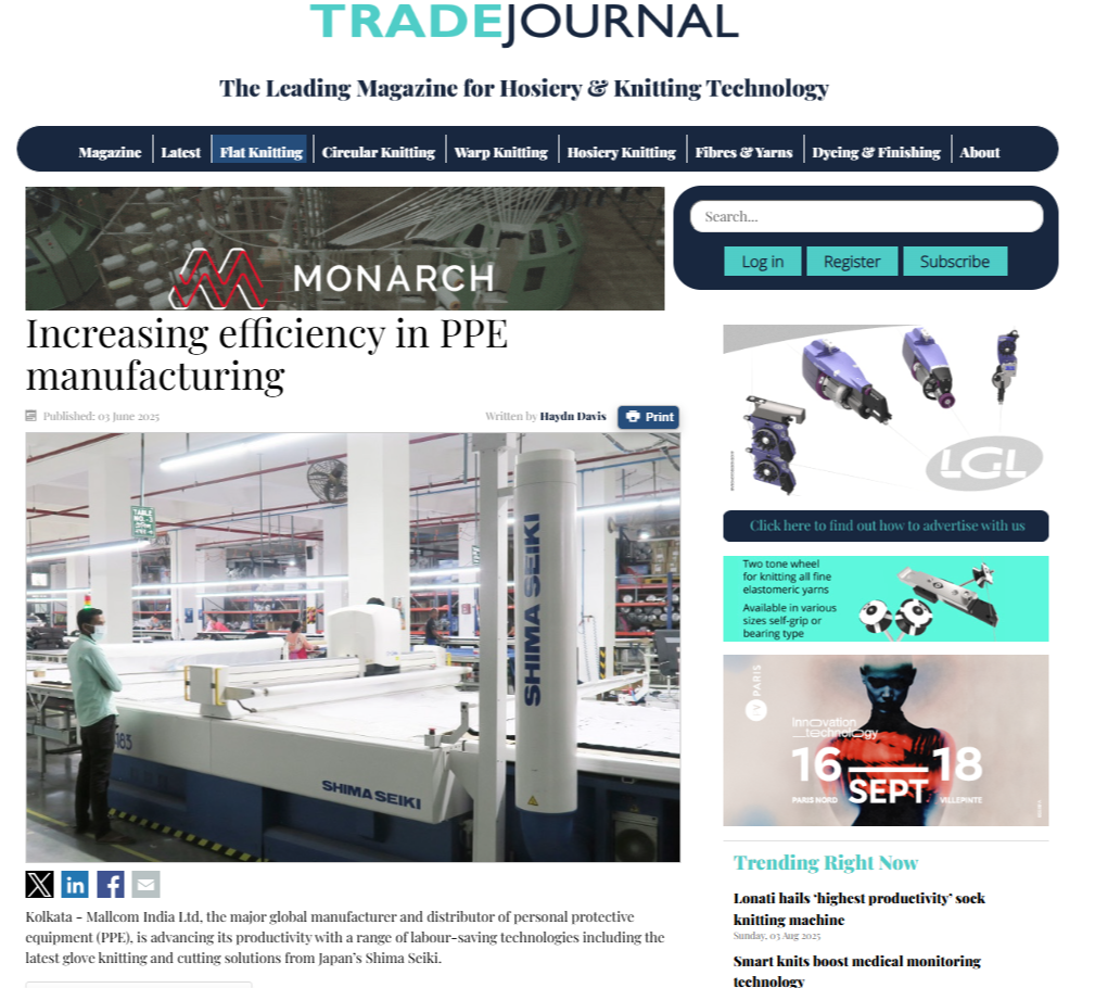 Increasing efficiency in PPE manufacturing 603