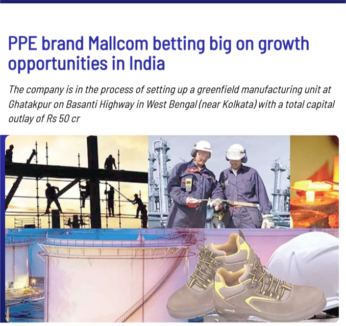 PPE brand Mallcom betting big on growth opportunities in India 606