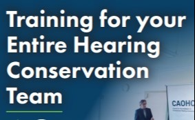 Training for your Entire Hearing Conservation Team 770