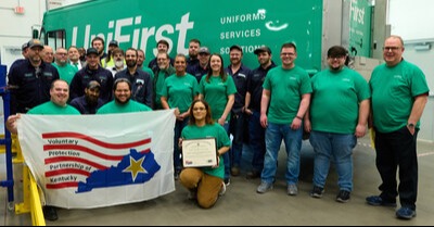 UniFirst's Owensboro Earns OSHA's VPP Star Certification and Governor's Health and Safety Award 959