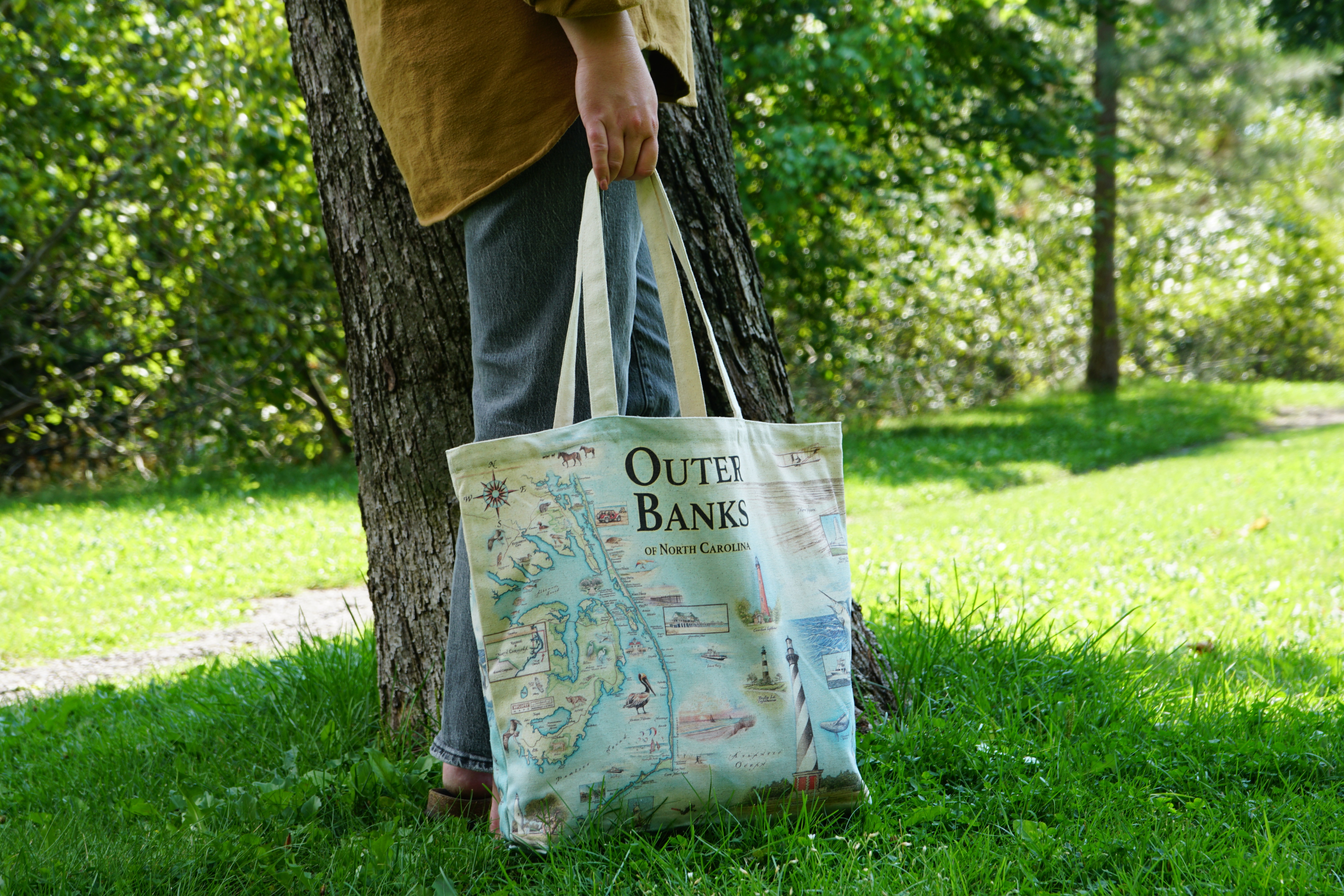 North Carolina's Outer Banks Canvas Tote Bag 96