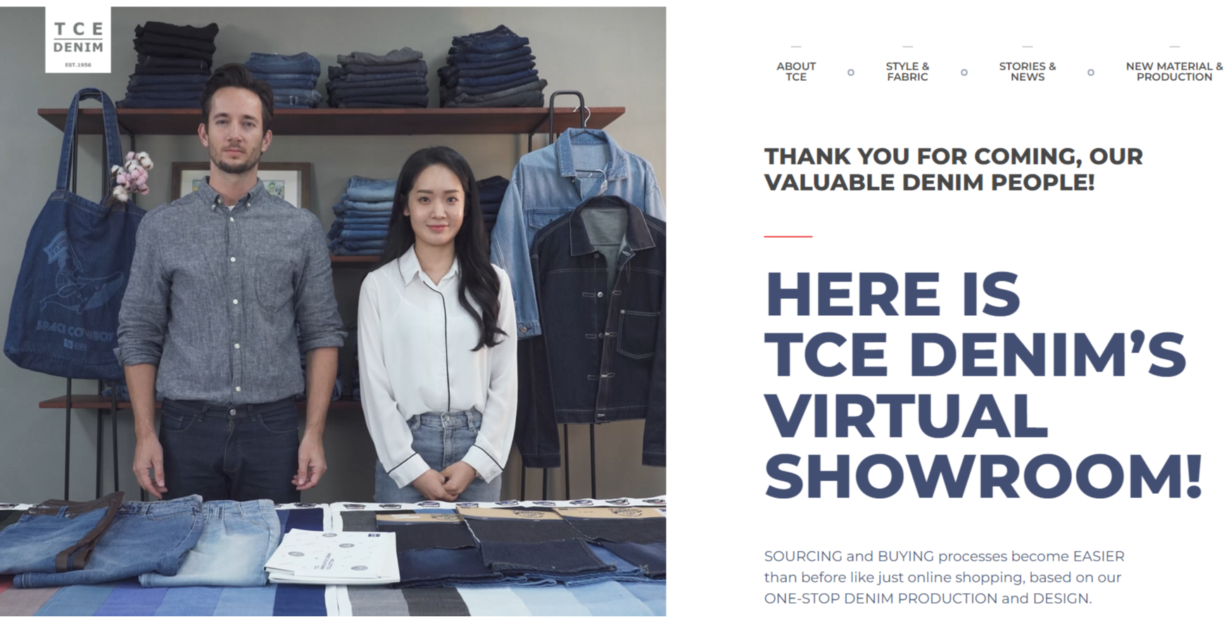 ENJOY AWESOME DENIM FABRICS AND GARMENTS AT TCE DENIM'S DIGITAL SHOWROOM. 60