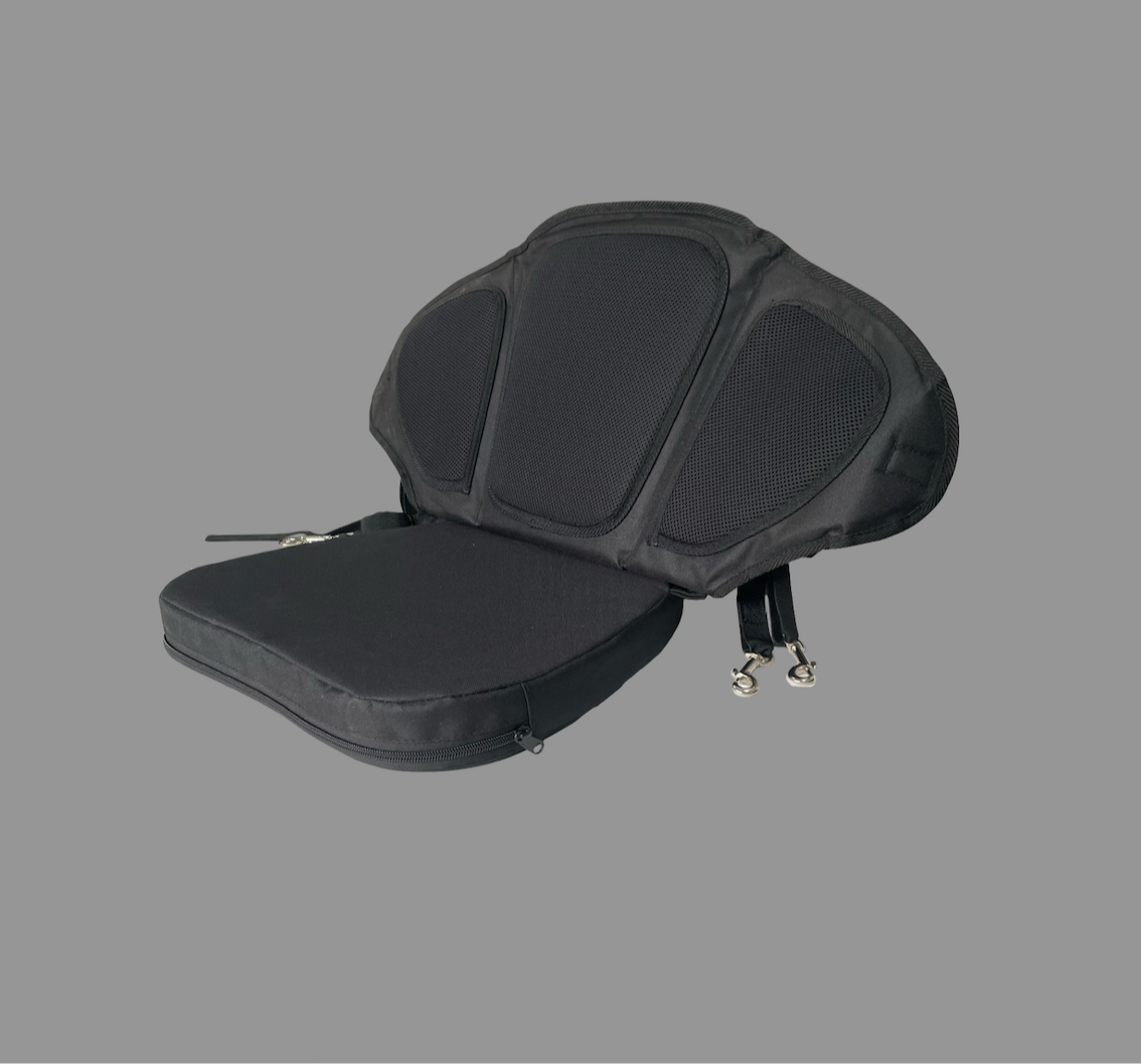 Kayak Chairs - padded seat, mini backpack, extreme comfort, wide back 95