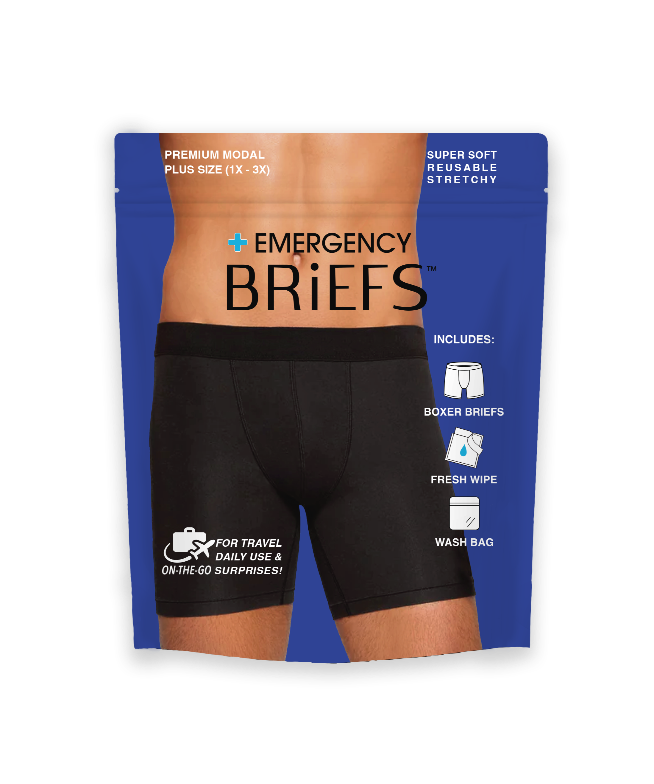 Emergency Briefs 3in1 Essentials Kit for Men 353